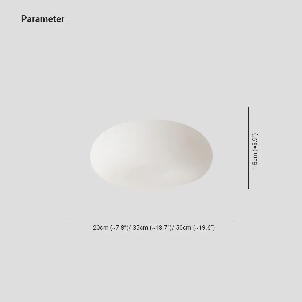 Modern White Round Ceiling Light Fixture - Energy Efficient LED Flush Mount for Living Room, Bedroom, Kitchen & Hallway | Dimmable Ambient Lighting for Home Decor