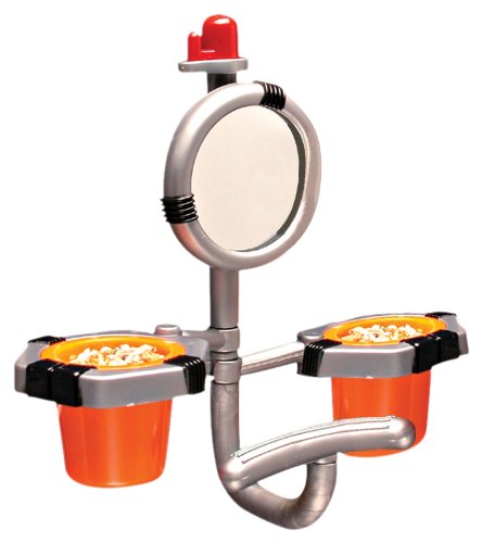 Pennplax Space Double Bird Feeder with Mirror - Hanging Bird Feeder for Parakeets, Canaries & Finches - Perfect for Cages, Aviaries & Outdoor Use