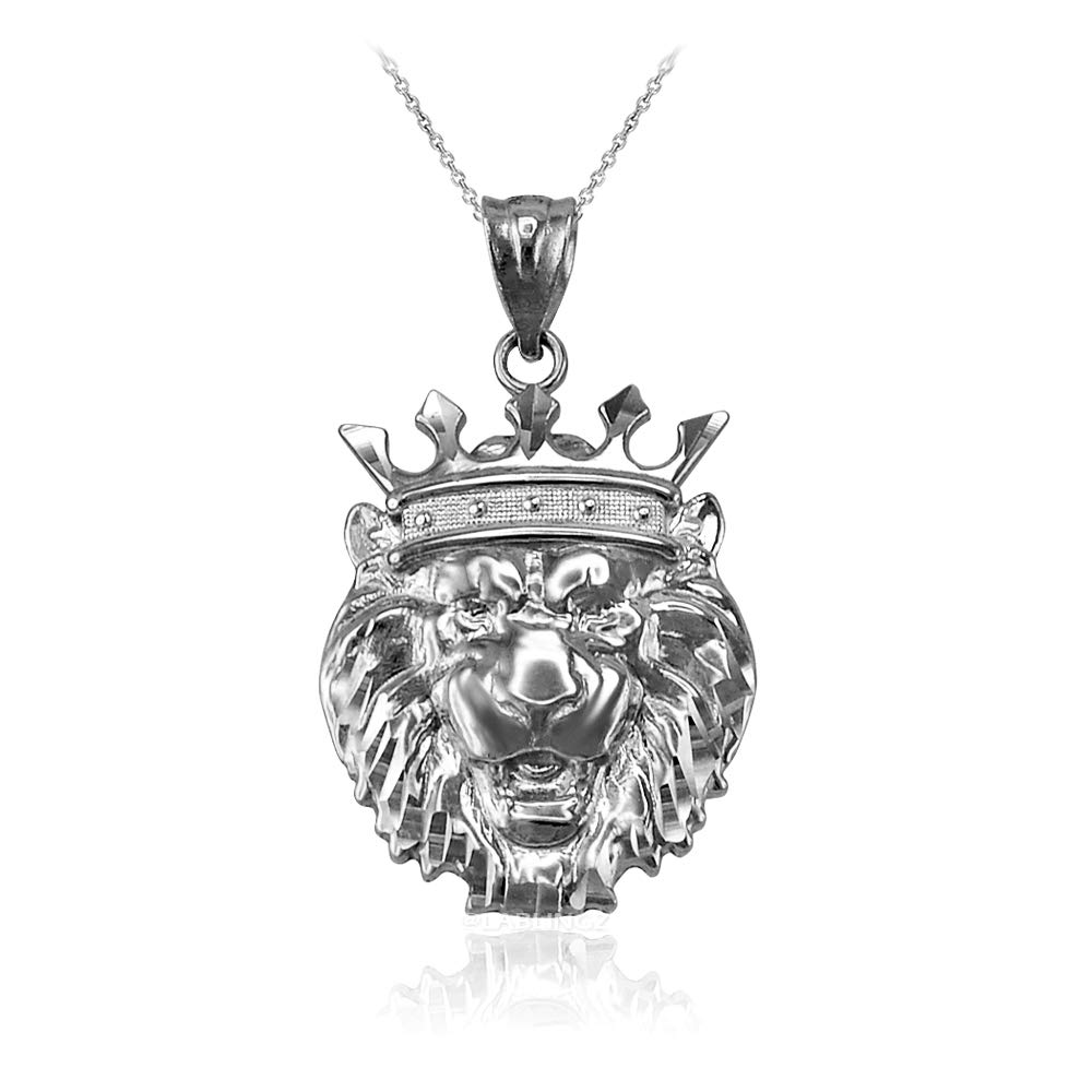 Sterling Silver Lion King Charm Necklace - Disney Inspired Jewelry for Women & Girls | Perfect Gift for Birthday, Anniversary & Disney Fans