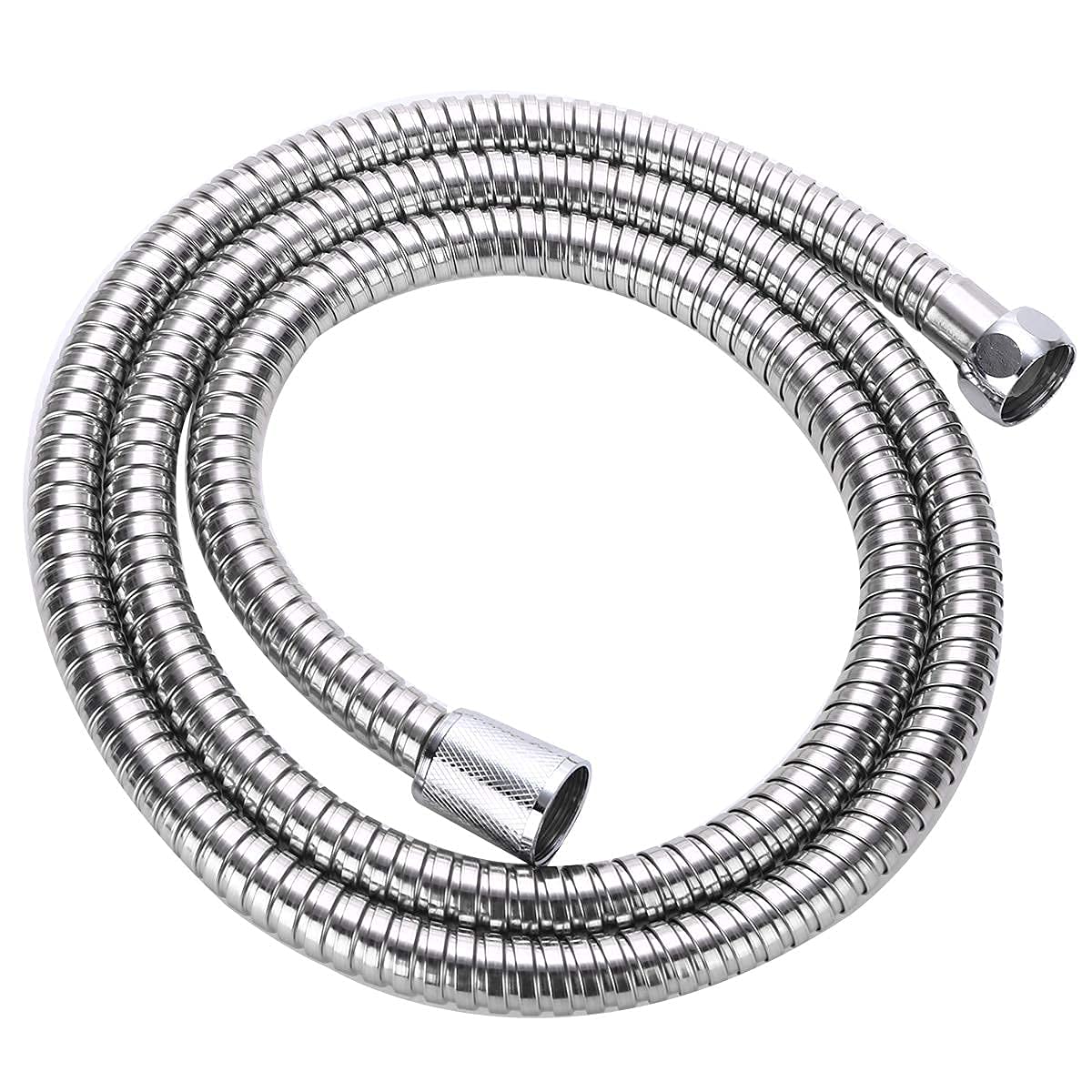 5-Mode Adjustable Chrome Shower Head with Hose - High Pressure, Water Saving, Large Rainfall Showerhead for Bathroom & Spa Relaxation