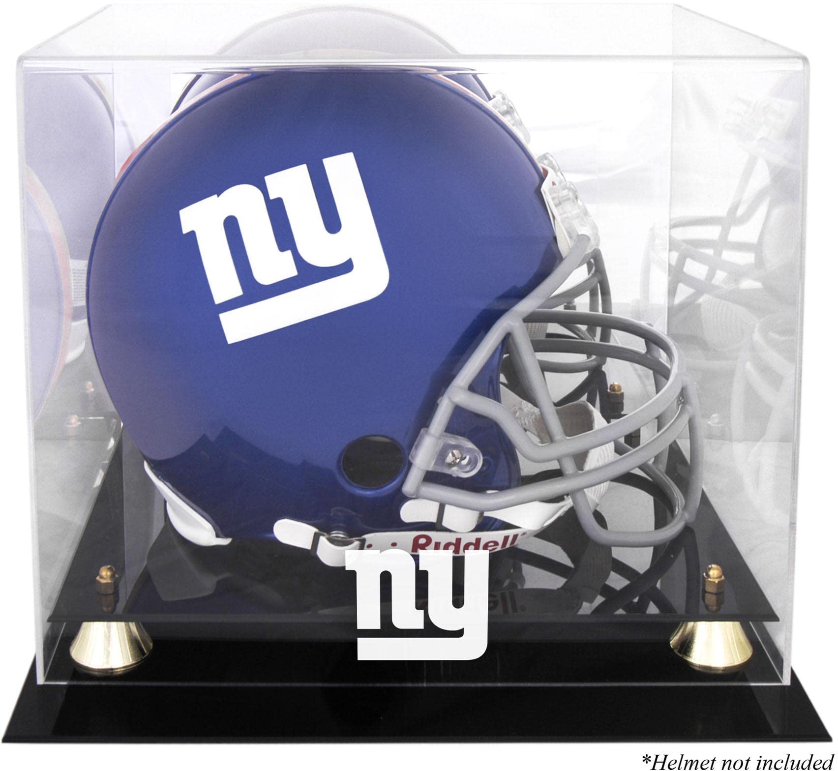 New York Giants Football Helmet Display Case - Premium NFL Logo Showcase for Collectors | Perfect for Home, Office, or Man Cave Decor