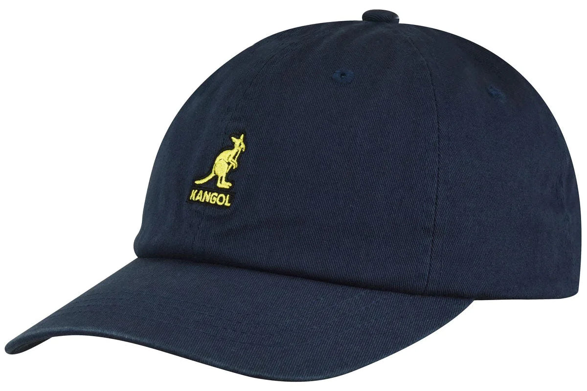 Kangol Navy Cotton Twill Baseball Cap for Men & Women - Stylish & Comfortable Unisex Hat for Outdoor Activities, Sports, and Casual Wear