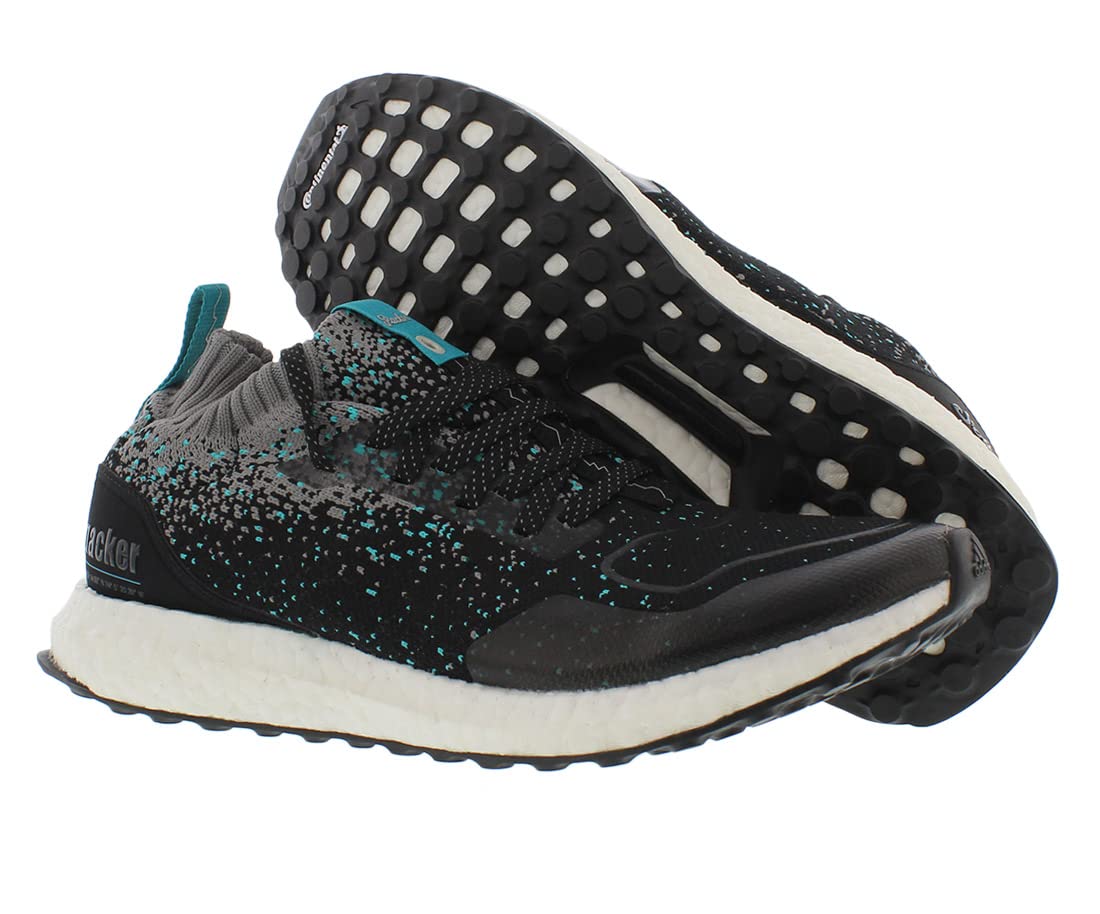 Adidas Consortium x Packer x Solebox Men's Ultraboost Mid Sneaker Exchange - Black/Core Black/Energy Blue Running Shoes | Limited Edition Collab for Streetwear & Gym Workouts