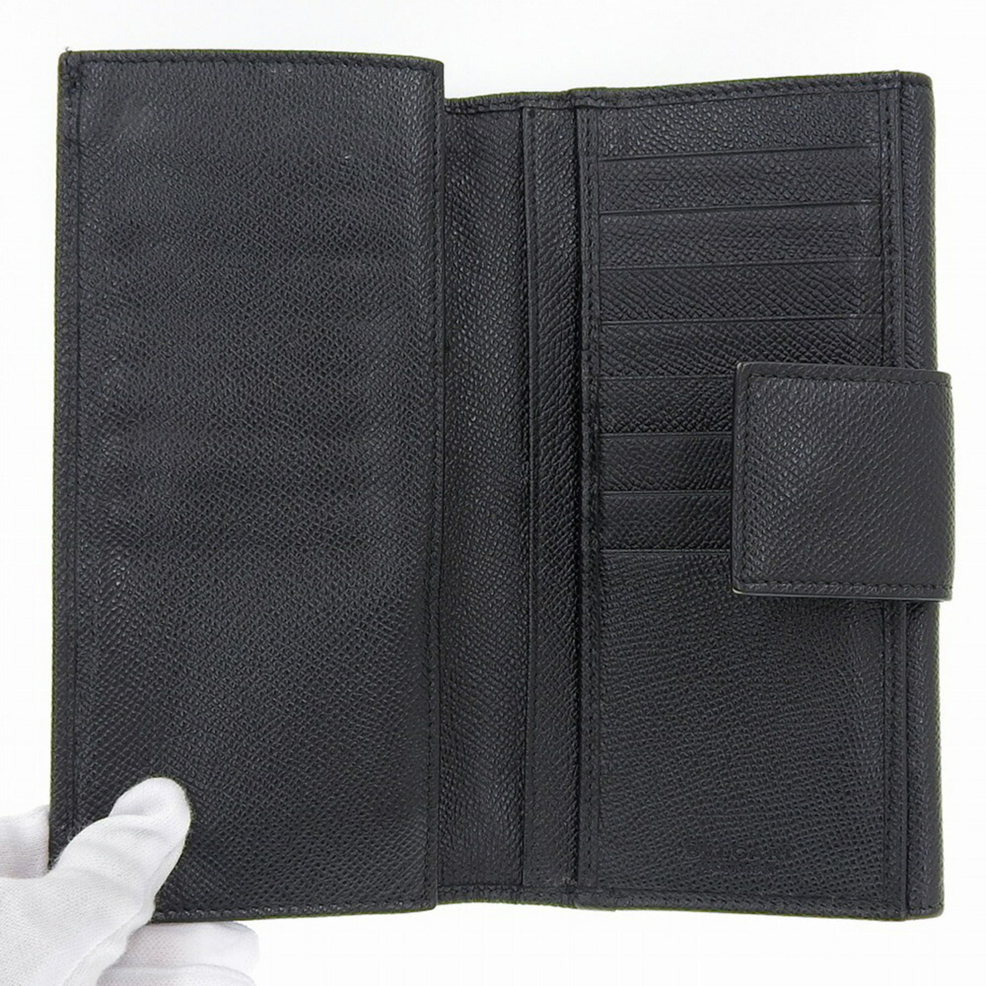Bvlgari Leather Wallet for Men - Luxury Genuine Leather Bifold Wallet with RFID Protection | Perfect for Business, Travel & Everyday Use