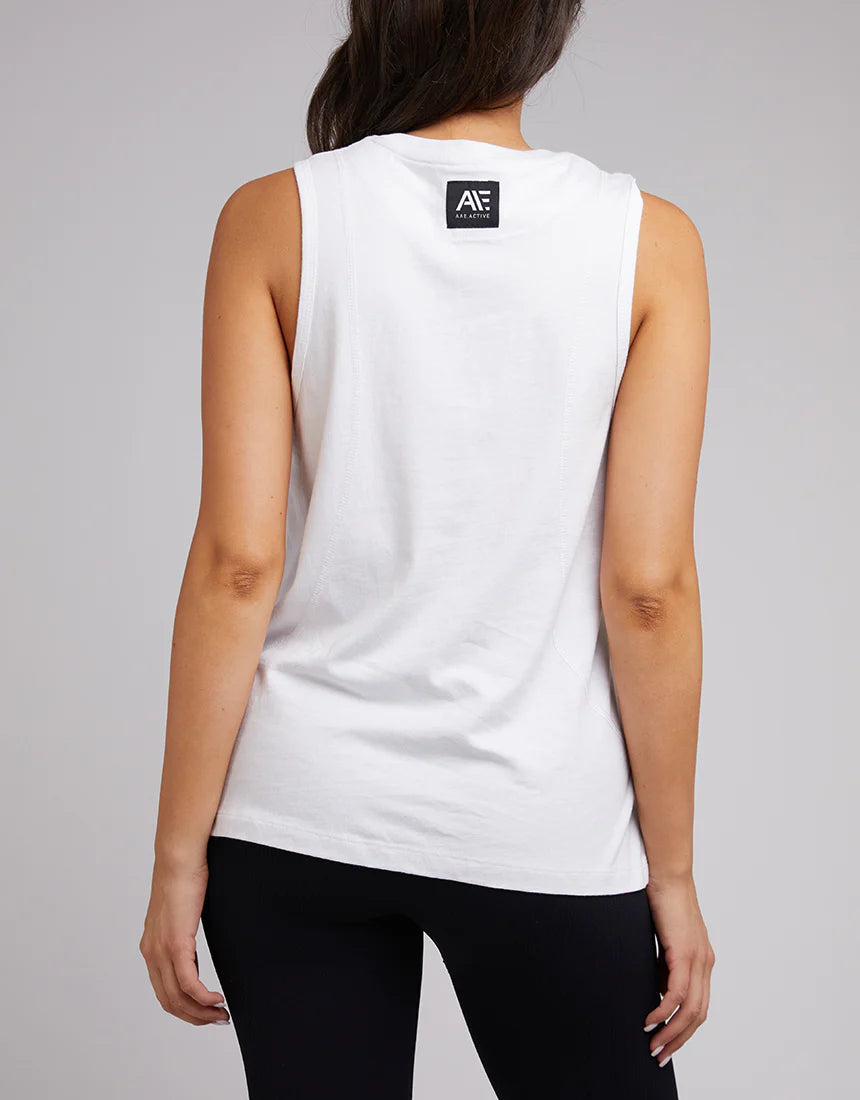 Anderson Women's White Tank Top - Soft Breathable Cotton Casual Sleeveless Shirt for Summer, Workout, Yoga & Everyday Wear