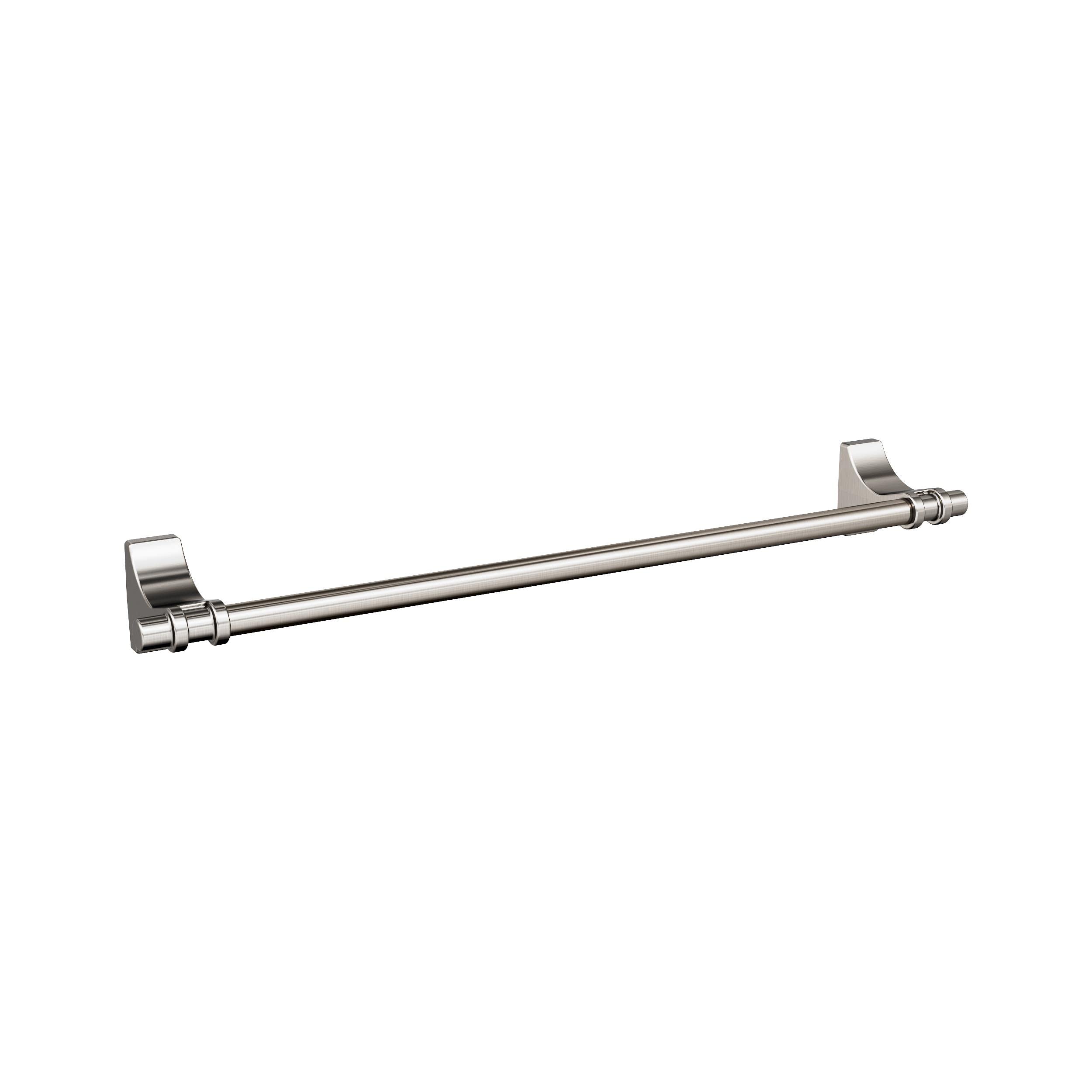 Amerock BH36053G10 Brushed Nickel 18-Inch Bathroom Towel Bar - Modern Davenport Design for Bathrooms & Powder Rooms | Durable Bath Hardware & Accessories for Spa-Like Experience