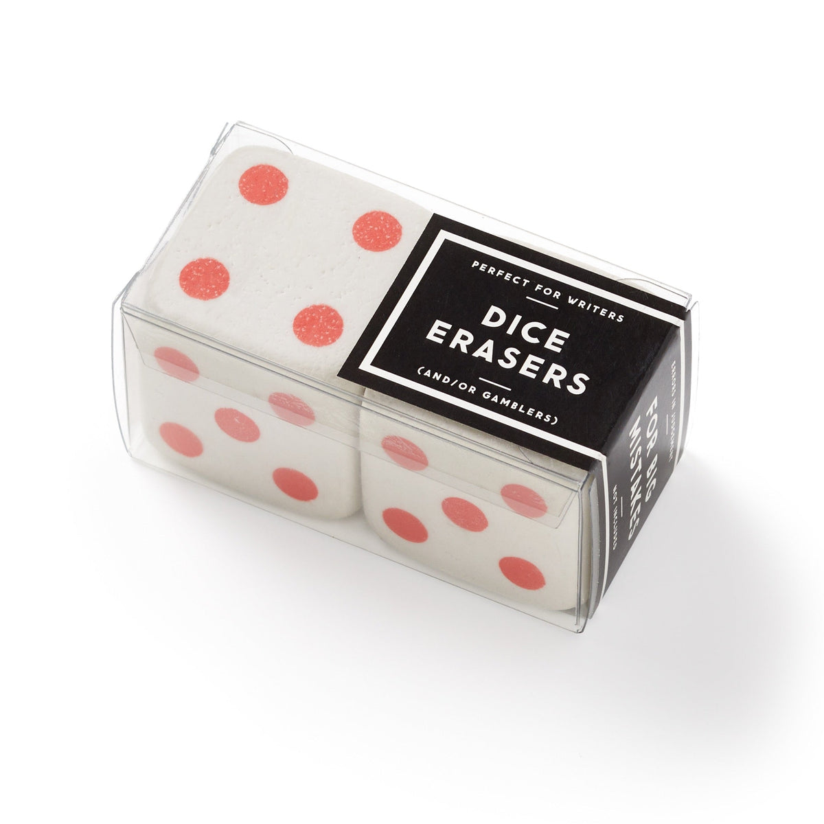 Giant Dice Eraser Set - Fun Novelty School & Office Supplies for Board Games, Math Class, and Party Favors