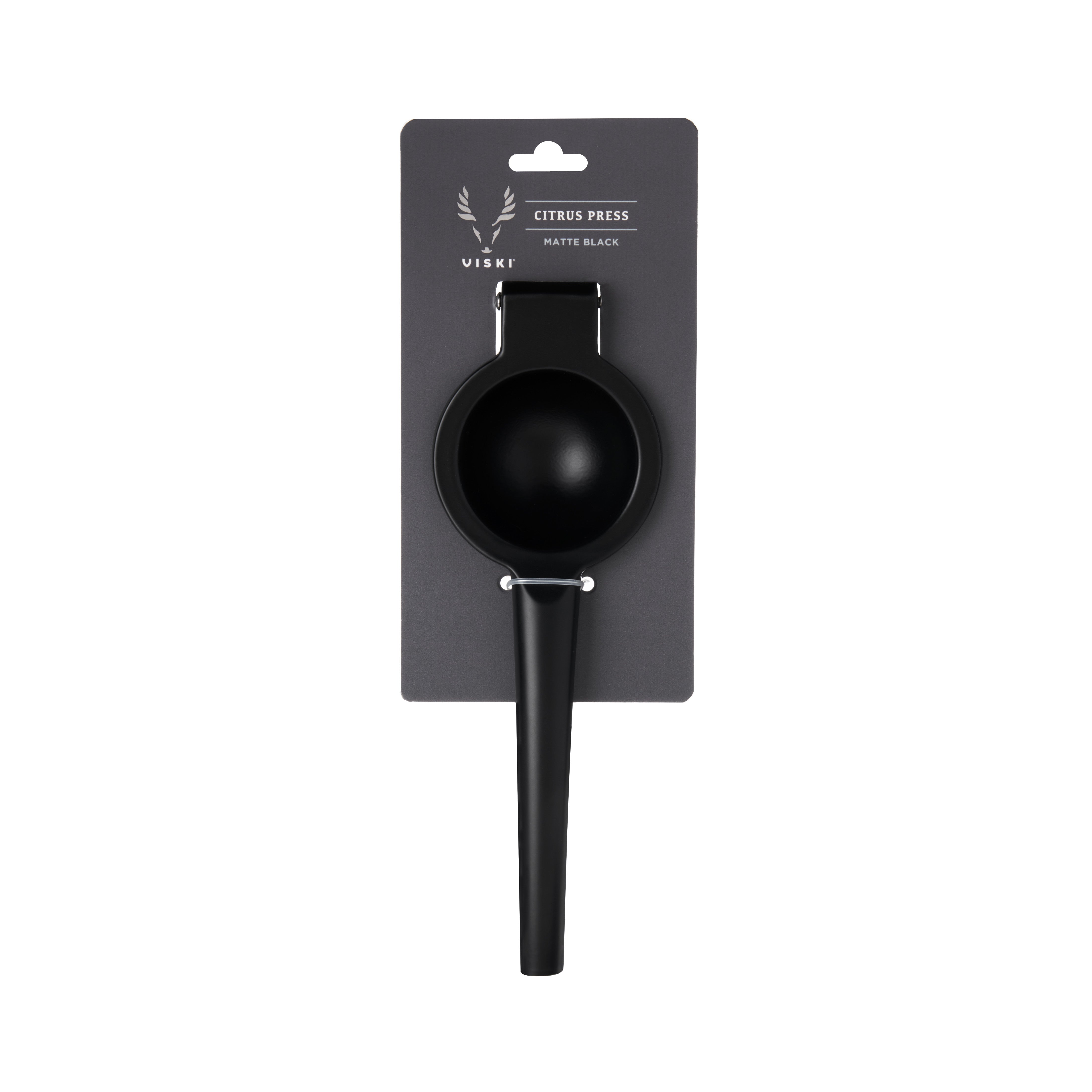Premium Black Citrus Press - Manual Juicer for Oranges, Lemons & Limes - Perfect for Cocktails, Cooking & Healthy Juicing at Home