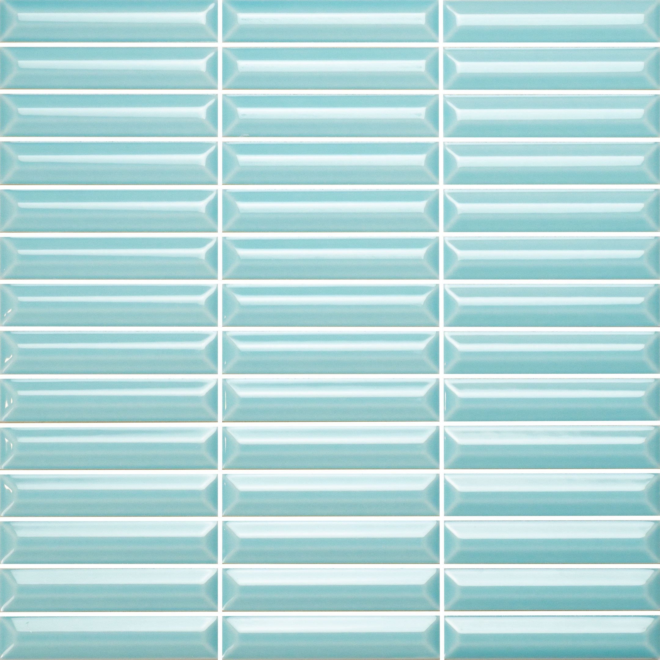 Hashira Curve Kit Kat Fluted Wall Tile - Decorative Ceramic Tiles for Kitchen Backsplash & Bathroom Accent Wall