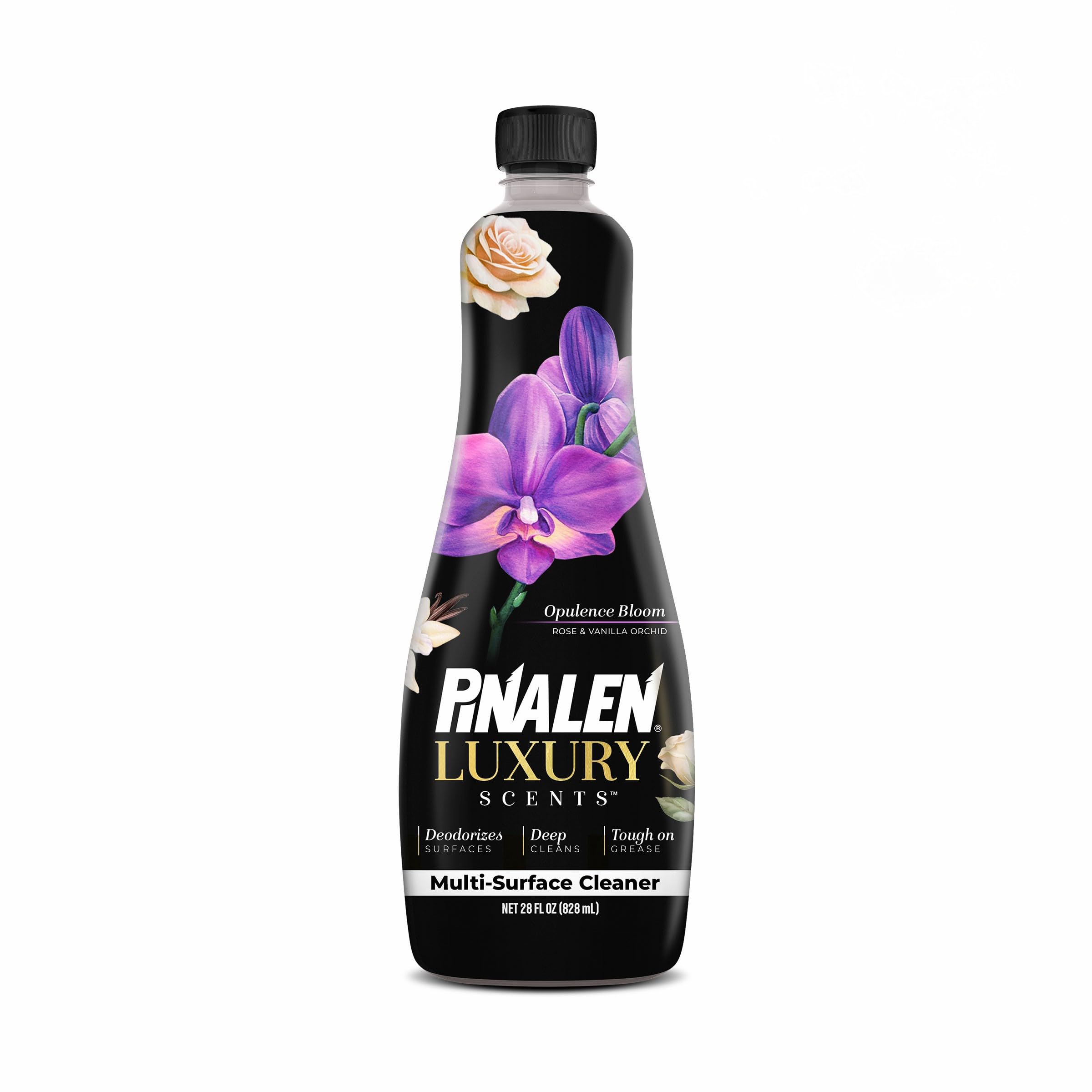 PINALEN Luxury Scented Multipurpose Cleaner - Deep Cleaning Formula with Long Lasting Fragrance - All-Purpose Bathroom & Kitchen Cleaner for Countertops, Floors & Tiles - Opulence Bloom Scent (28 Fl Oz) - Perfect for Homes, Offices & Commercial Spaces
