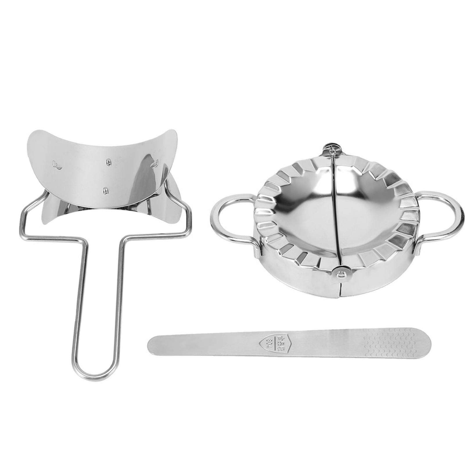 Omabeta 3-Piece Dumpling Maker Set - Dumpling Mold, Wrapper Press & Filling Spoon | DIY Dumpling, Ravioli & Empanada Making Kit | Perfect for Home Cooking, Asian Cuisine & Family Bonding Activities