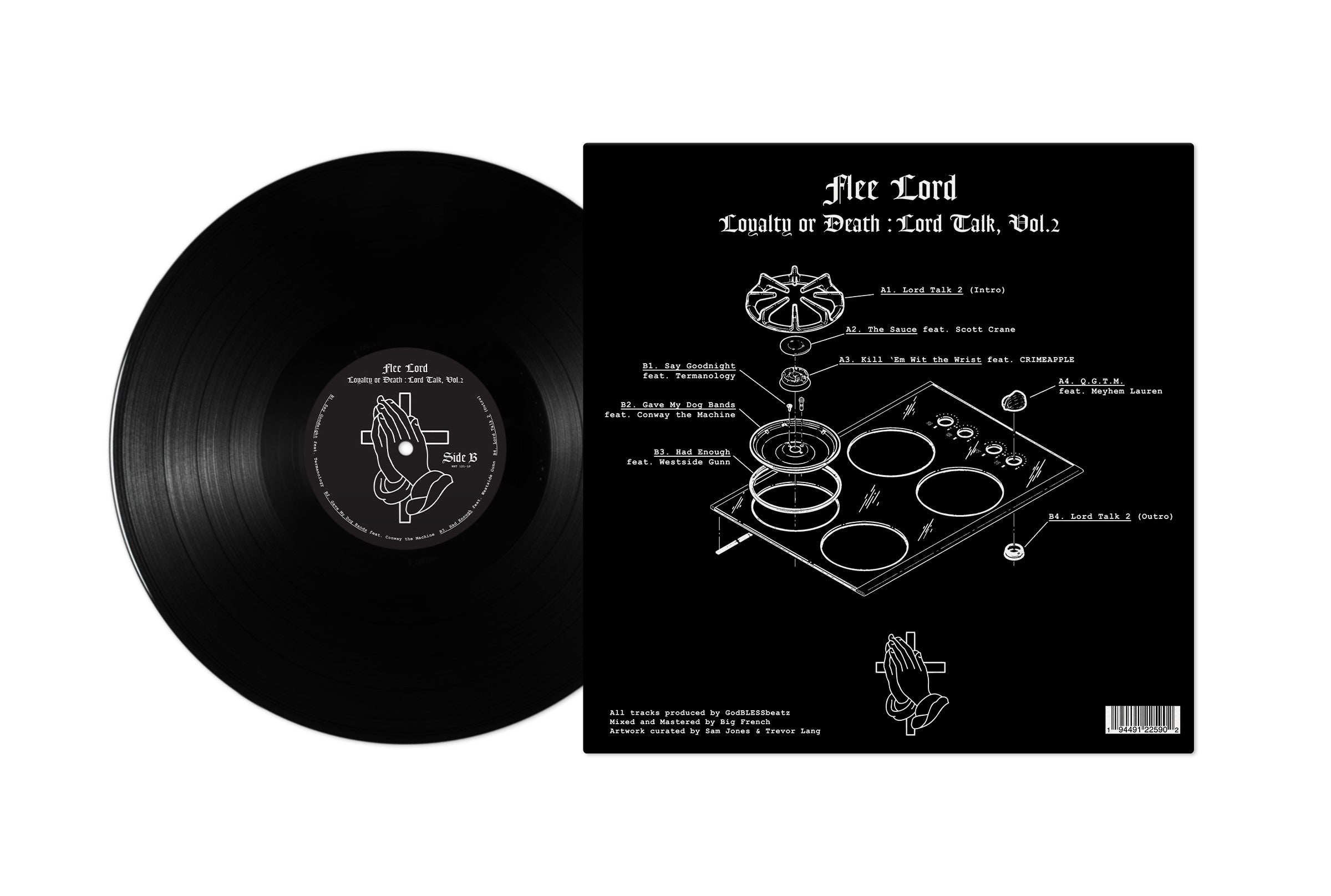 Loyalty or Death: Lord Talk Vol. 2 - Limited Edition Black Vinyl LP Record | Perfect for Music Collectors & Hip-Hop Fans