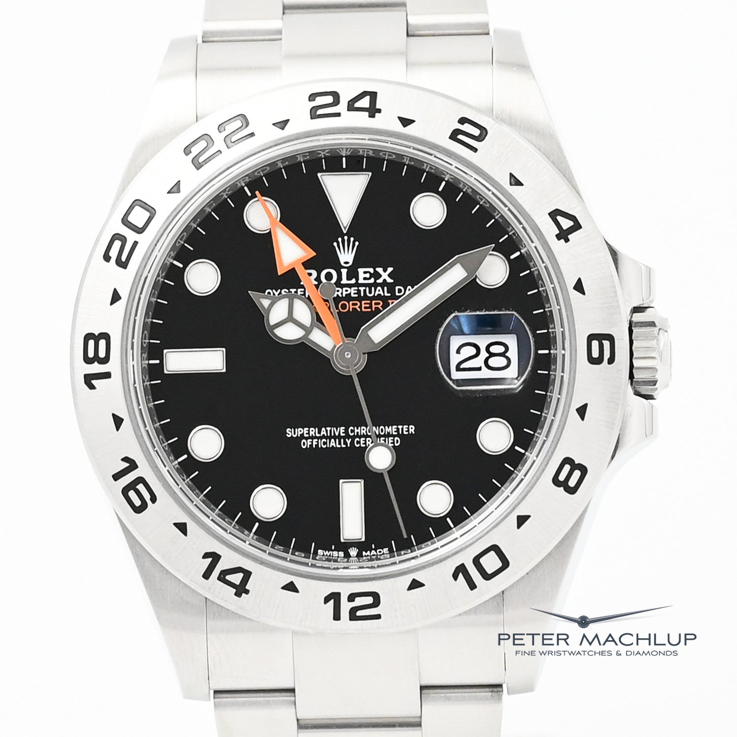 2022 Rolex Explorer II Men's Luxury Watch - Stainless Steel, Automatic Movement - Perfect for Outdoor Adventures & Professional Use