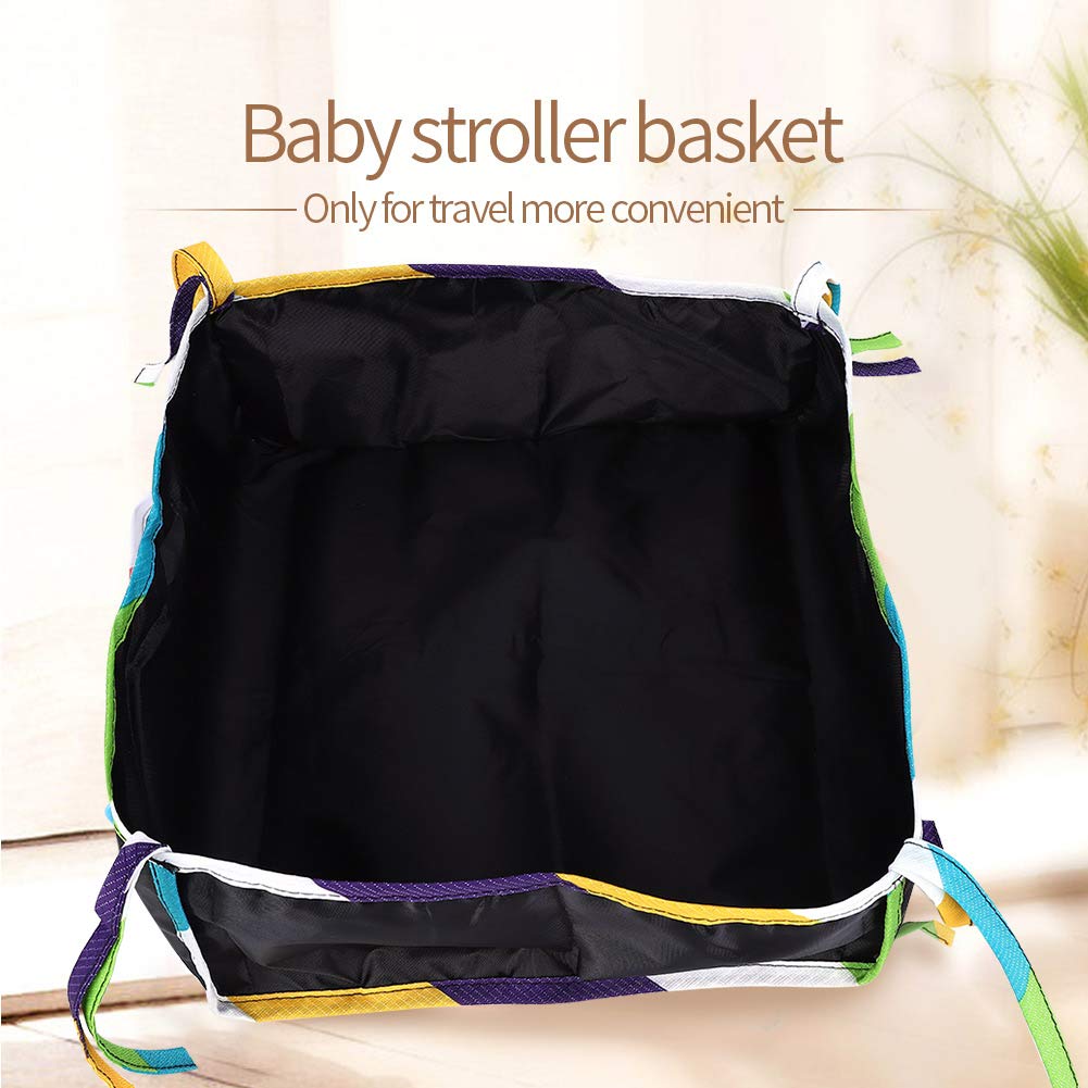 GLOGLOW Baby Stroller Storage Basket - Durable Oxford Fabric Under Seat Organizer for Shopping & Baby Essentials | Perfect for Diapers, Toys & Groceries on Stroller Walks