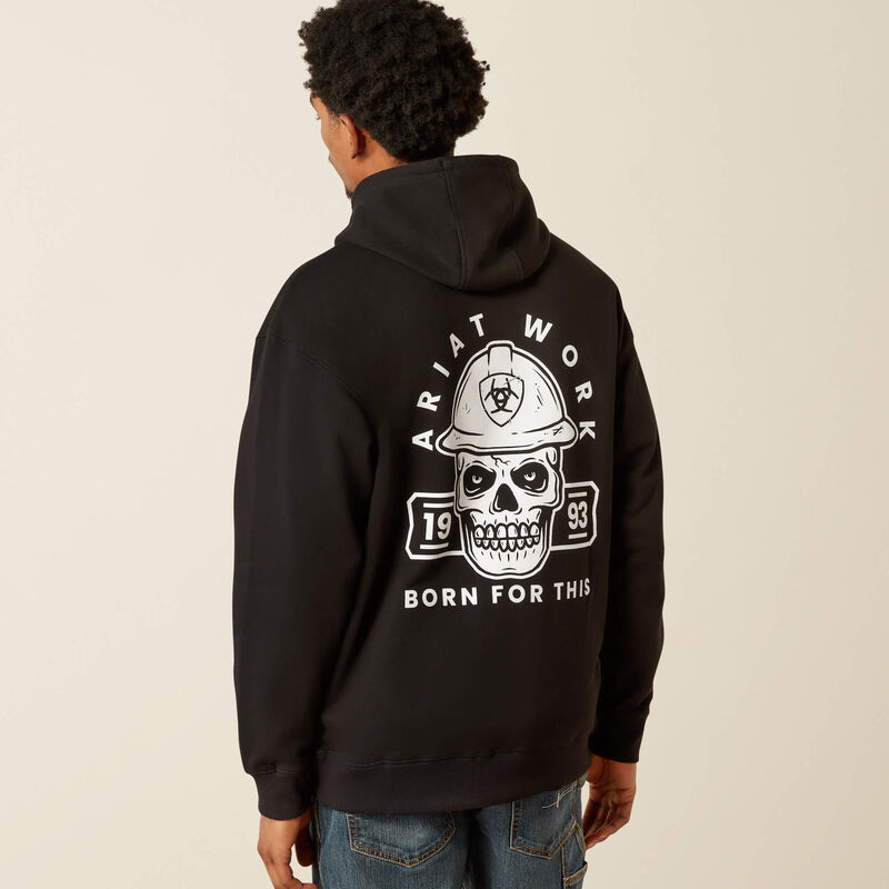 Workman Hardhead Hoodie - Black - Durable & Comfortable Workwear for Construction & Outdoor Activities