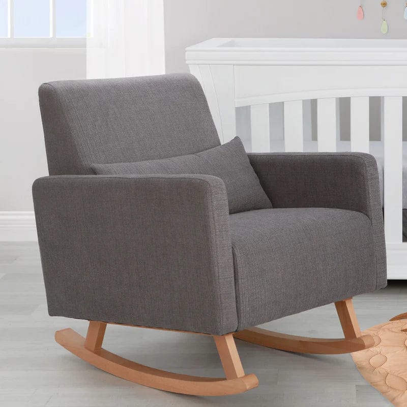 Second Story Home Milo Rocking Chair - Comfortable Nursery Rocking Chair for Baby Room, Perfect for Nursing, Reading & Relaxing