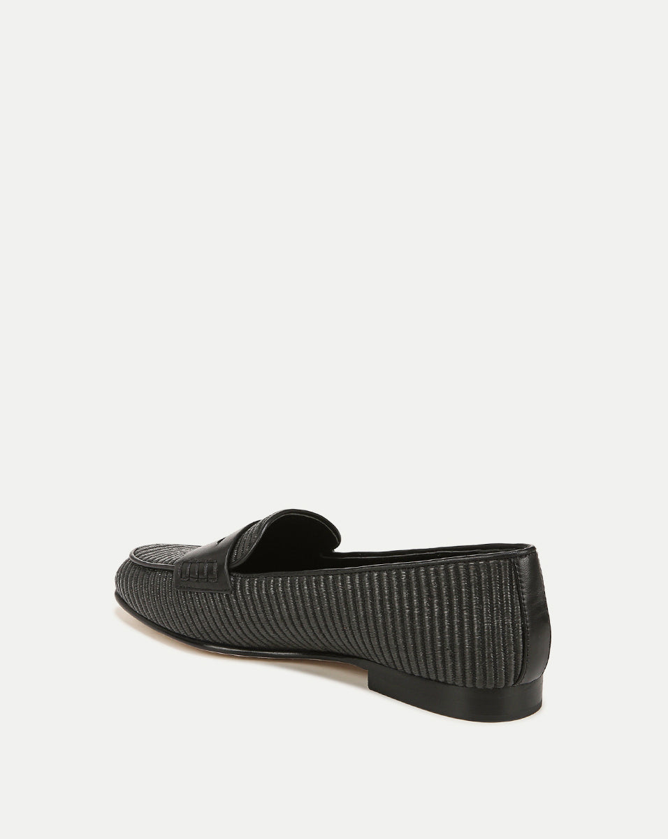 Penny Raffia Loafers for Women - Comfortable & Stylish Slip-On Shoes - Perfect for Summer, Beach, and Casual Outfits