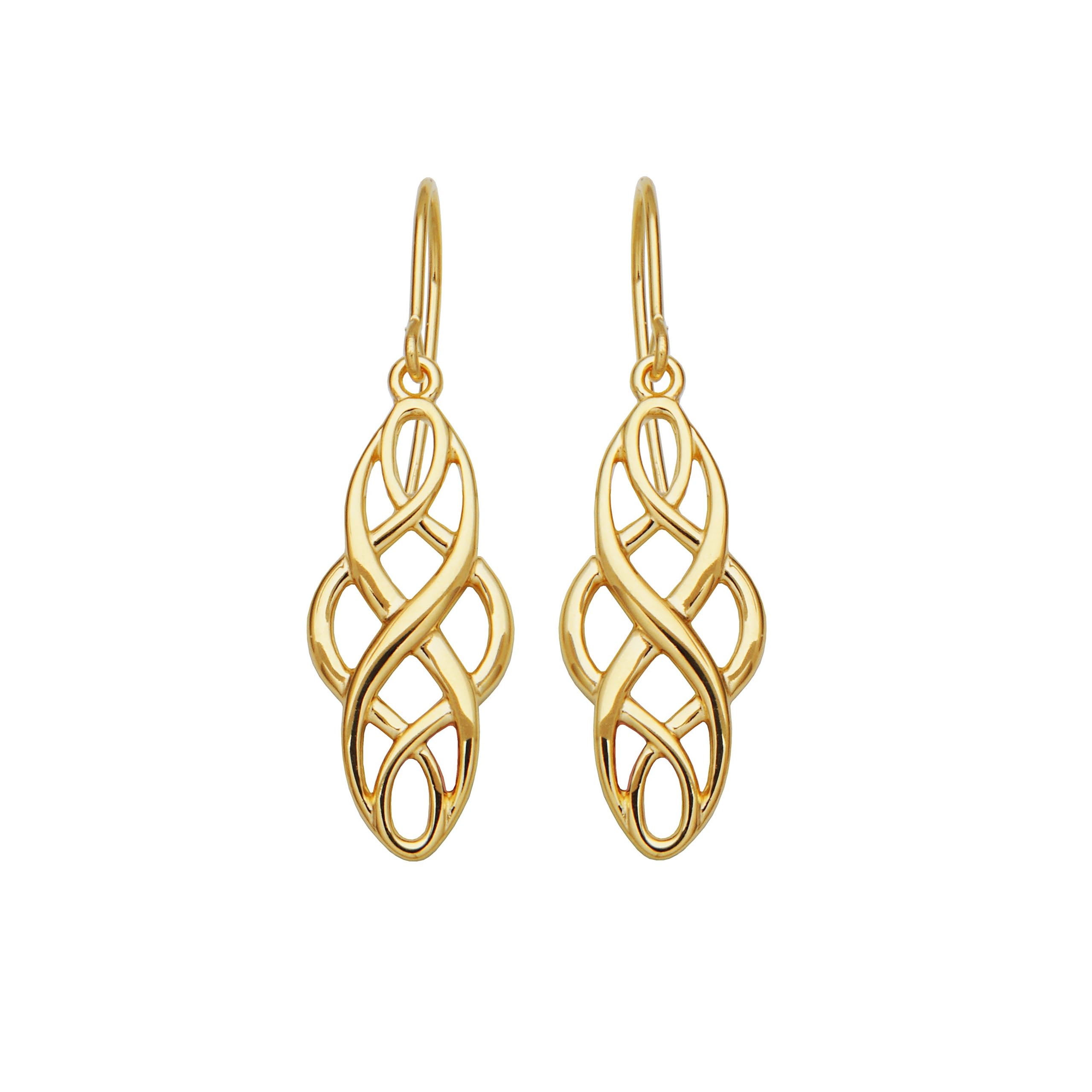 Amazon Essentials Celtic Knot Dangle Earrings for Women - Elegant Irish Jewelry Gift for St. Patrick's Day, Wedding & Party Accessories