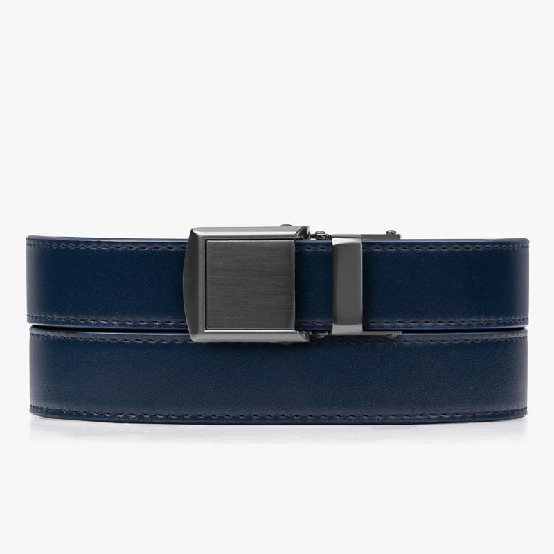 Slim Navy Blue Belt for Men - Adjustable & Customizable | Perfect for Casual Wear, Office & Formal Outfits