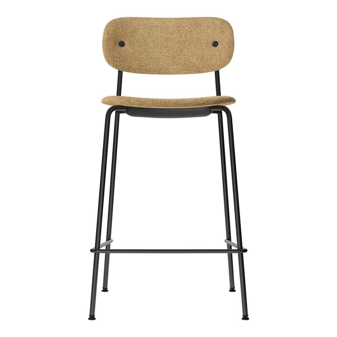 Modern Counter Stool with Full Upholstery - Comfortable Bar Height Seat for Kitchen Islands, Breakfast Bars & Home Decor