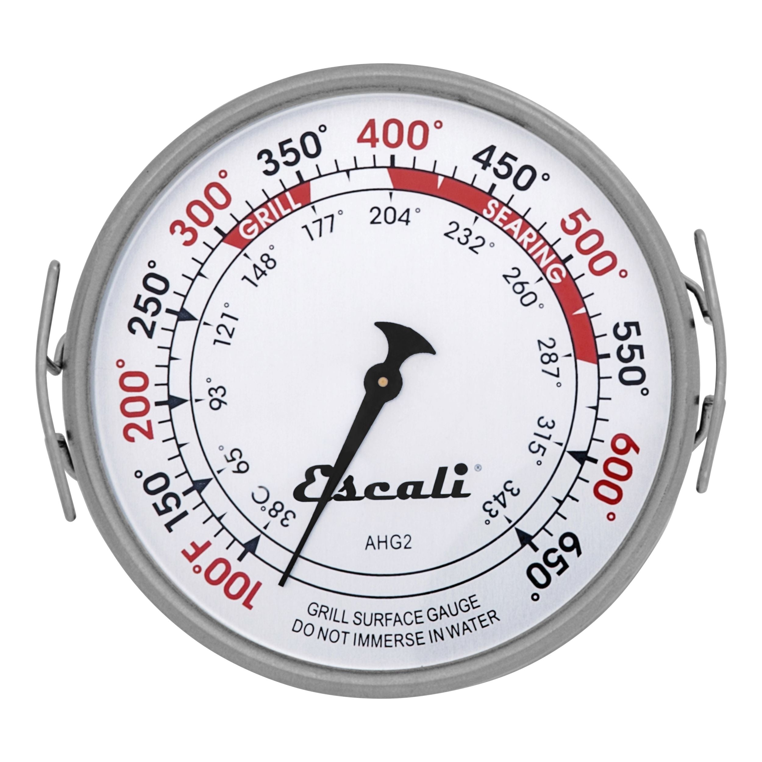 Extra Large Grill Surface Thermometer - High Precision BBQ Meat Cooking Thermometer for Smoker, Oven, Griddle - Perfect for Grilling, Smoking, and Outdoor Cooking
