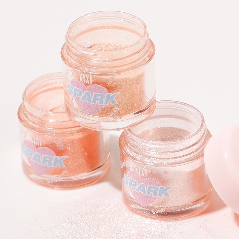Xixi Dreamy Translucent Sparkling Highlighter Powder - Illuminating Face & Body Makeup for Glowing Skin | Perfect for Parties, Photos & Everyday Glam