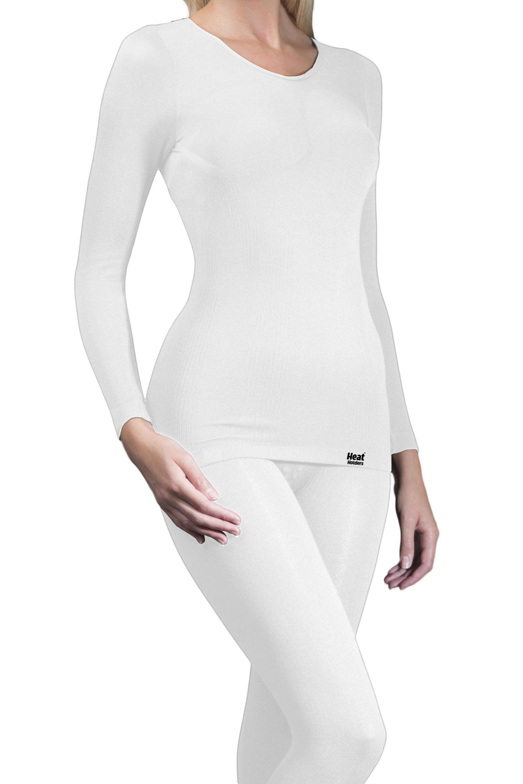 HEAT HOLDERS Women's Thermal Vest - 1 Pack Long Sleeve 0.39 Tog Winter Base Layer Top in 3 Colors | Warm Loungewear for Cold Weather & Outdoor Activities
