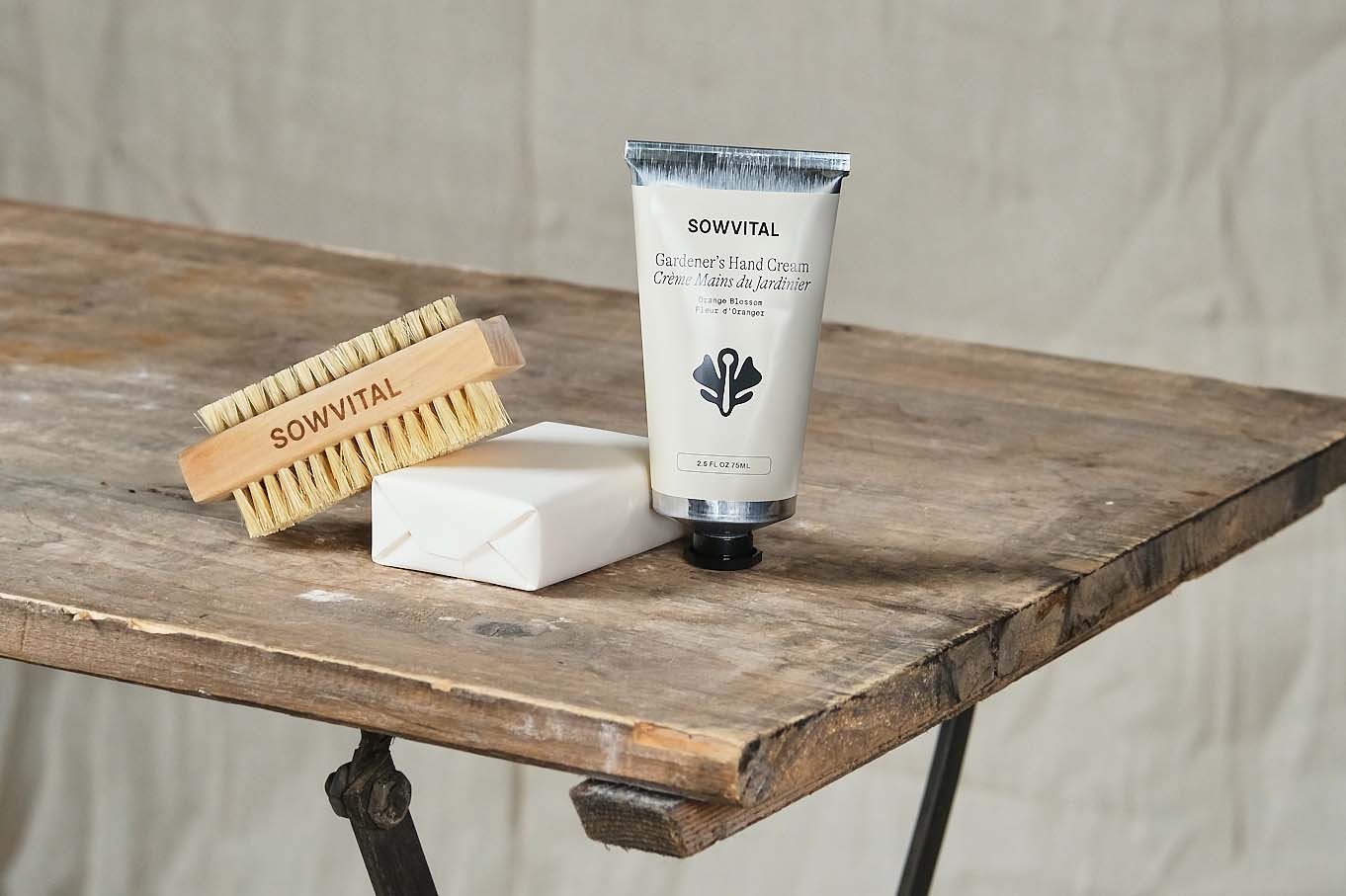 Sowvital Gardener's Hand Care Kit - Moisturizing Hand Cream & Nail Care Set for Dry, Cracked Hands - Perfect for Gardening, Farming & Outdoor Work