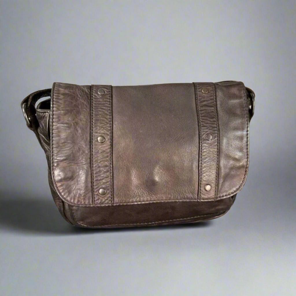 Stylish MET Studded Leather Crossbody Bag for Women - Fashionable Small Shoulder Purse with Adjustable Strap, Perfect for Daily Use, Travel & Night Out