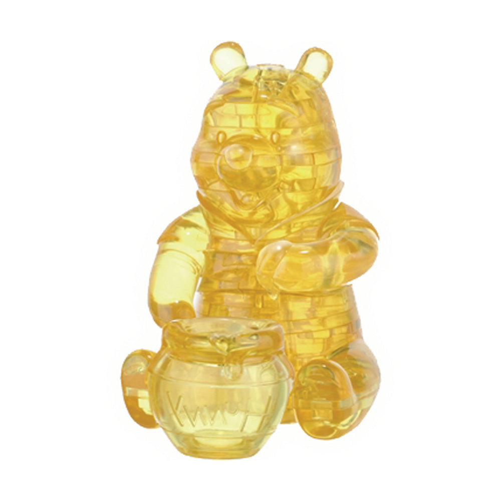 Disney Winnie the Pooh 3D Crystal Puzzle - 38 Piece Brain Teaser for Adults & Kids | Fun Family Game Night Activity & Home Decor Gift