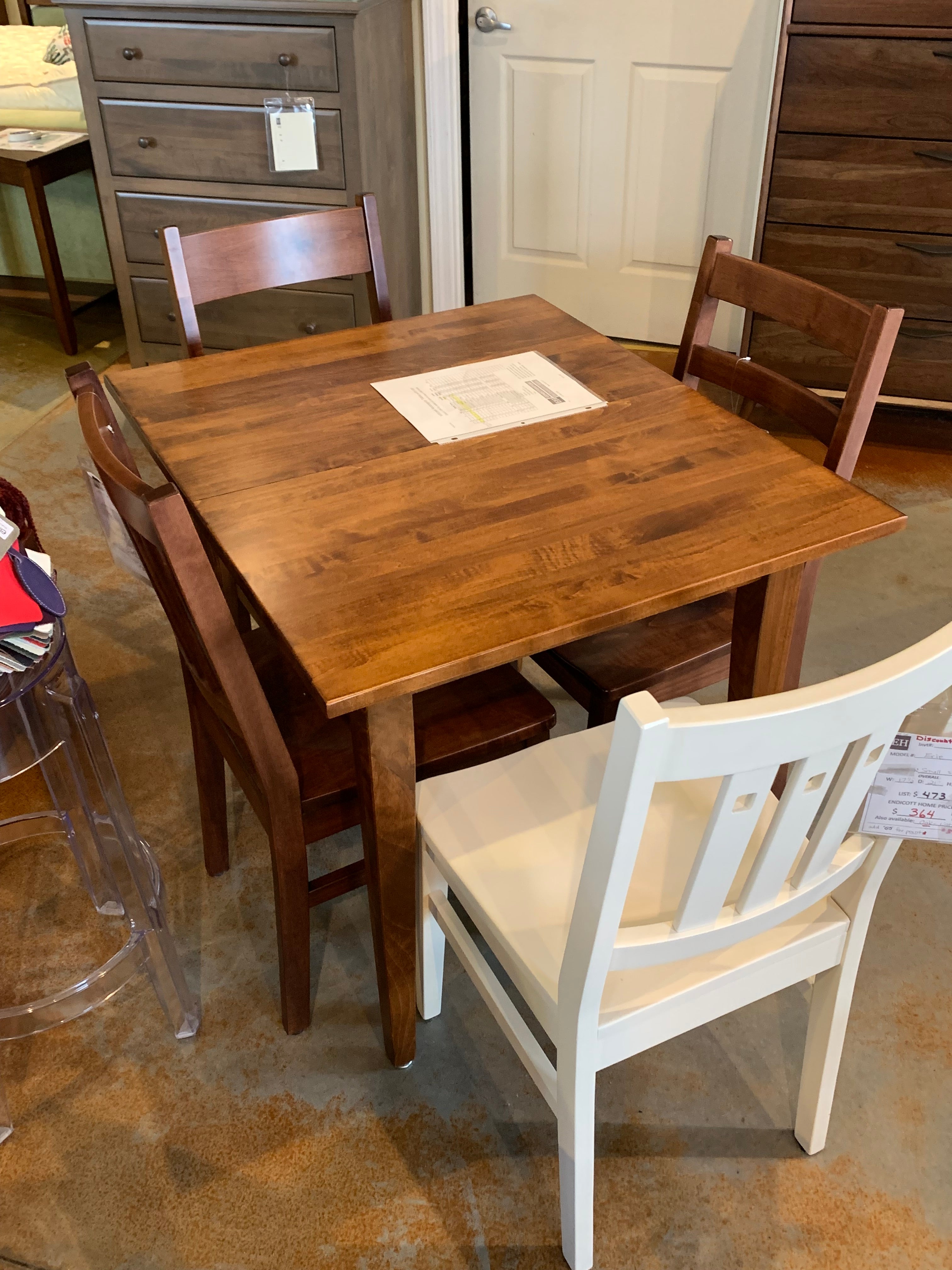 Eency Weency Extendable Dining Table - Space Saving Expandable Table for Small Spaces | Perfect for Apartments, Condos & Tiny Homes
