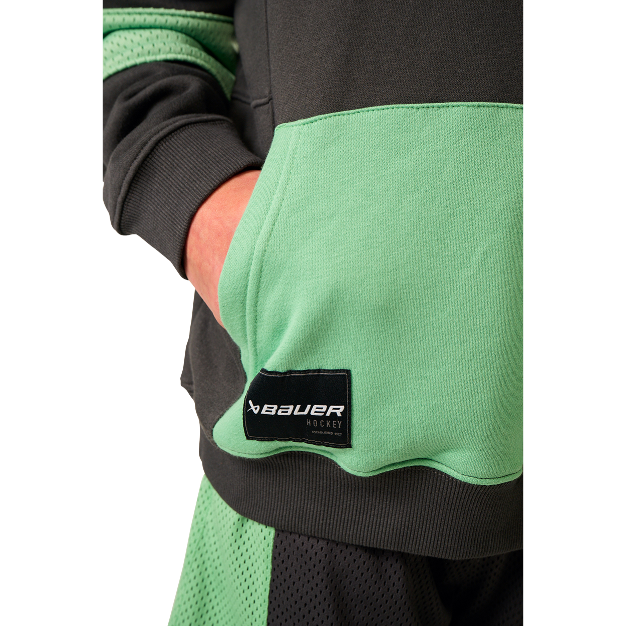 Bauer In The Crease Youth Hockey Hoodie - Warm & Comfortable Pullover for Ice Hockey Players & Fans - Perfect for Games, Practices & Casual Wear