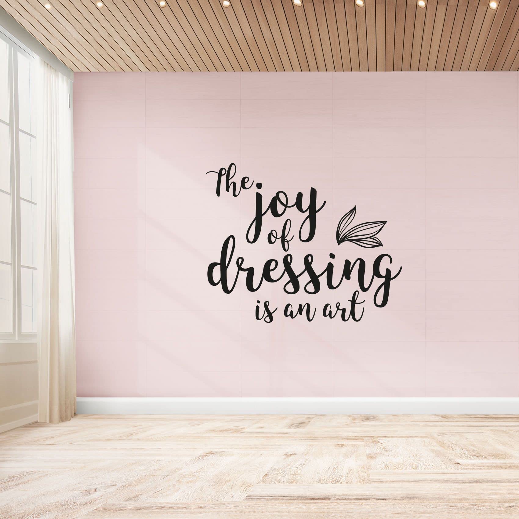 Life Quotes Vinyl Wall Art Decal - Inspirational Dressing Room Decor for Closet, Wardrobe & Home (6x10 Inch) | Perfect for Bedroom, Bathroom & Fashion Lover's Space