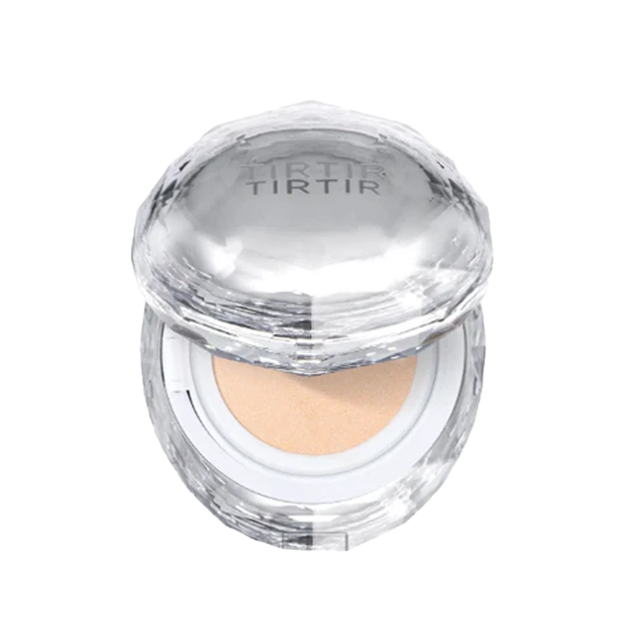 TIRTIR Mask Fit Crystal Mesh Cushion Foundation - 21N Light Beige (15g) | Hydrating & Long-Lasting Coverage for Flawless Skin | Perfect for Daily Wear & Special Occasions