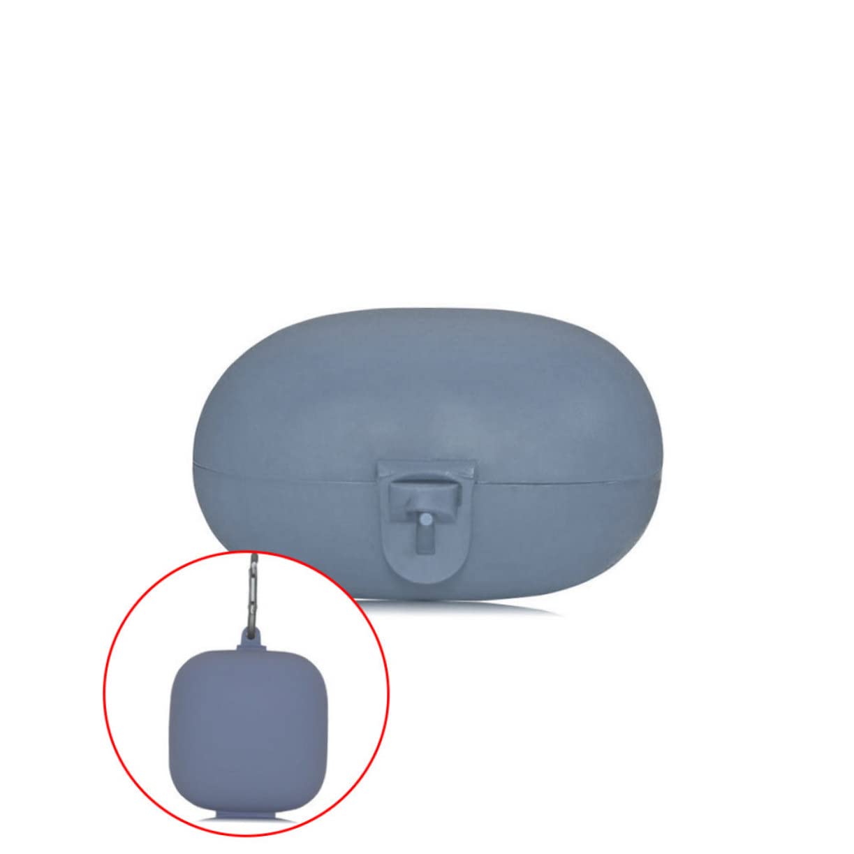 2-Pack Metal Buckle Headphone Storage Case - Scratch-Resistant Silicone Cover for Pro Headphones | Travel, Gym & Home Organization Accessories
