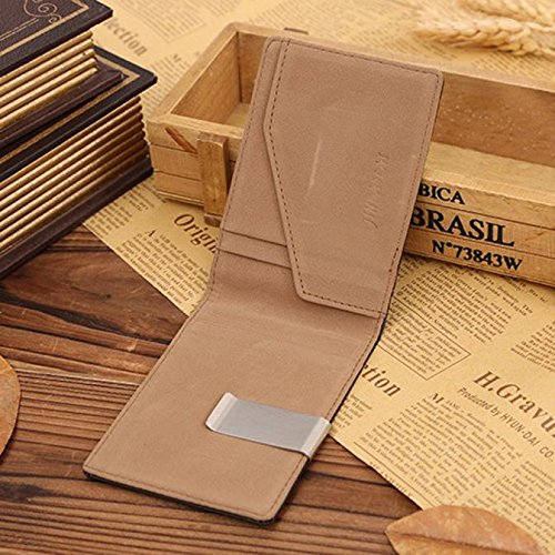Men's Leather ID Card Wallet - RFID Blocking Credit Card Holder for Travel & Daily Use