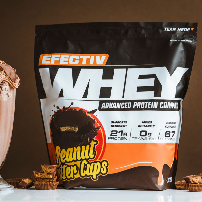 Efectiv Nutrition Whey Protein Powder 2kg (4.4 lbs) - Premium Muscle Recovery & Growth Supplement for Athletes & Fitness Enthusiasts | Post-Workout, Meal Replacement & Healthy Lifestyle Support
