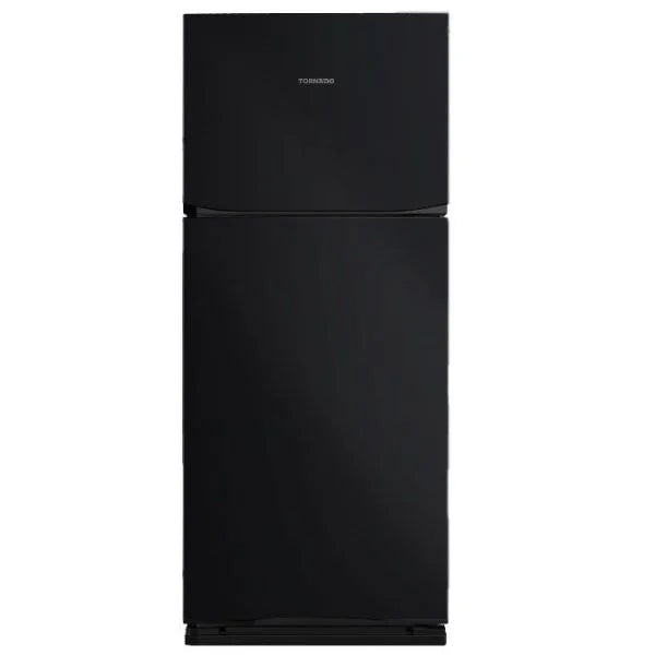 450L No Frost Tornado Refrigerator - 2 Door Silver/Black Energy Efficient Freezer - Perfect for Home, Kitchen & Restaurant Use