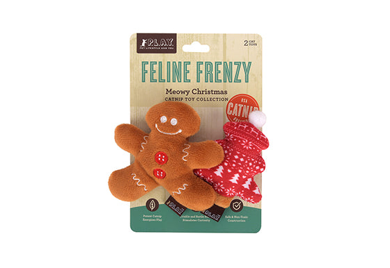P.L.A.Y. Feline Frenzy Catnip Toy Set for Cats - Interactive Kitten Toys with Organic Catnip - Perfect for Christmas Gifts & Playtime Fun