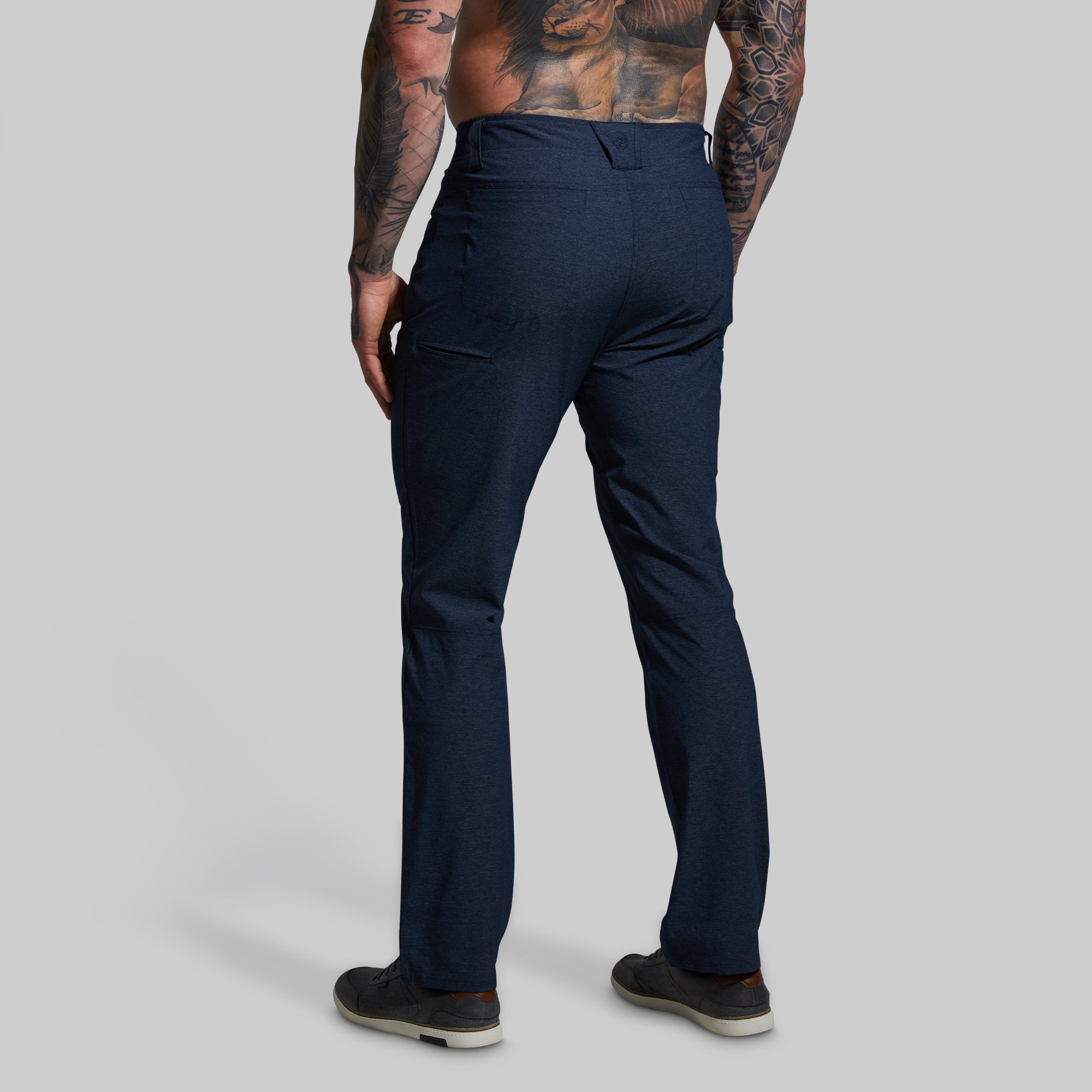 **Men's Traverse Pants - Navy Blue Outdoor Hiking & Travel Adventure Pants for Comfort & Durability**