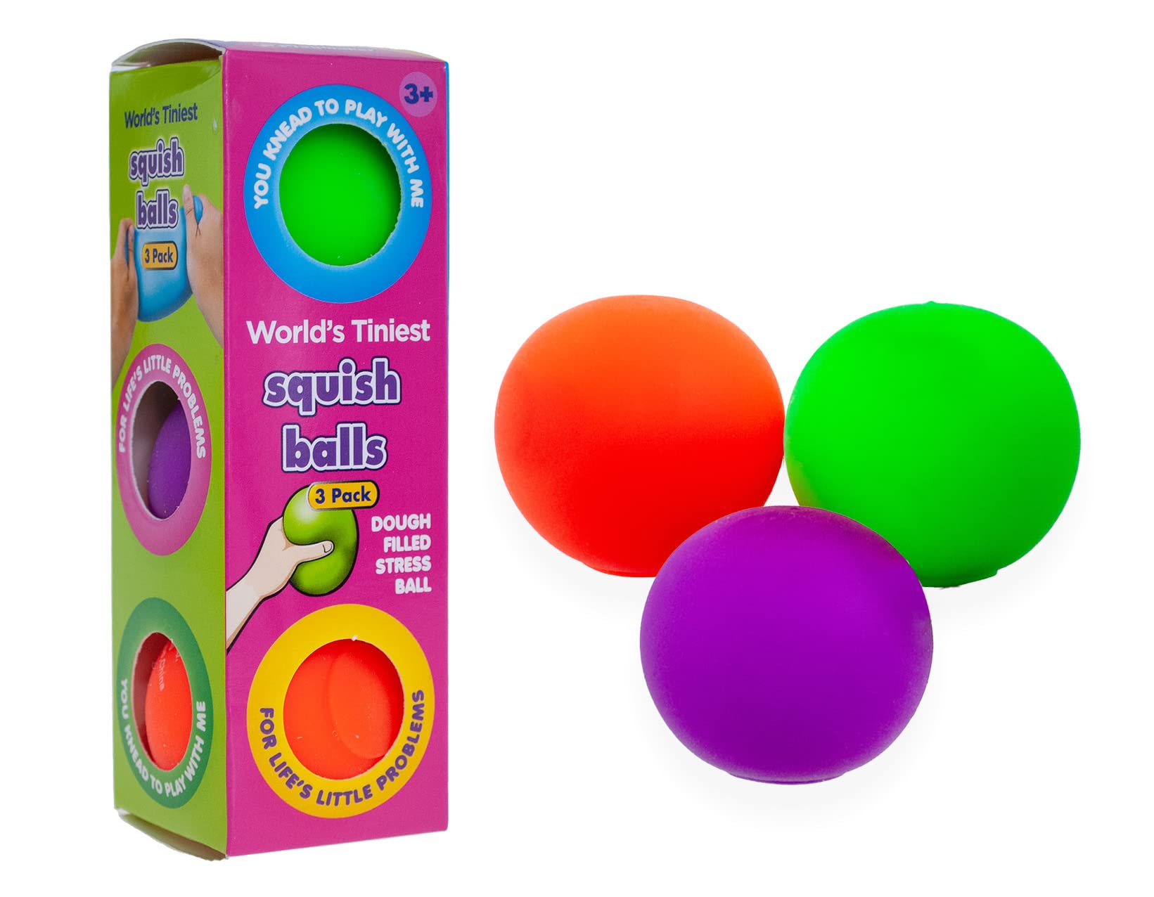 Playmaker Toys 19320 Squish Dough Ball - Soft & Stretchy Sensory Dough for Kids - Stress Relief & Creative Play - Perfect for Home, Classroom & Travel Activities
