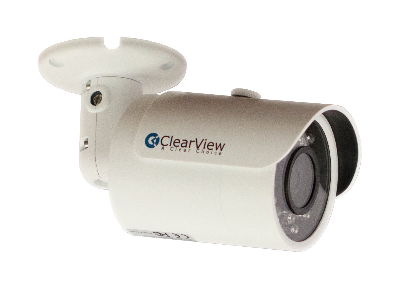 2MP Bullet Night Vision Weatherproof Security Camera - White | Outdoor/Indoor Surveillance for Home, Business & Warehouse Protection