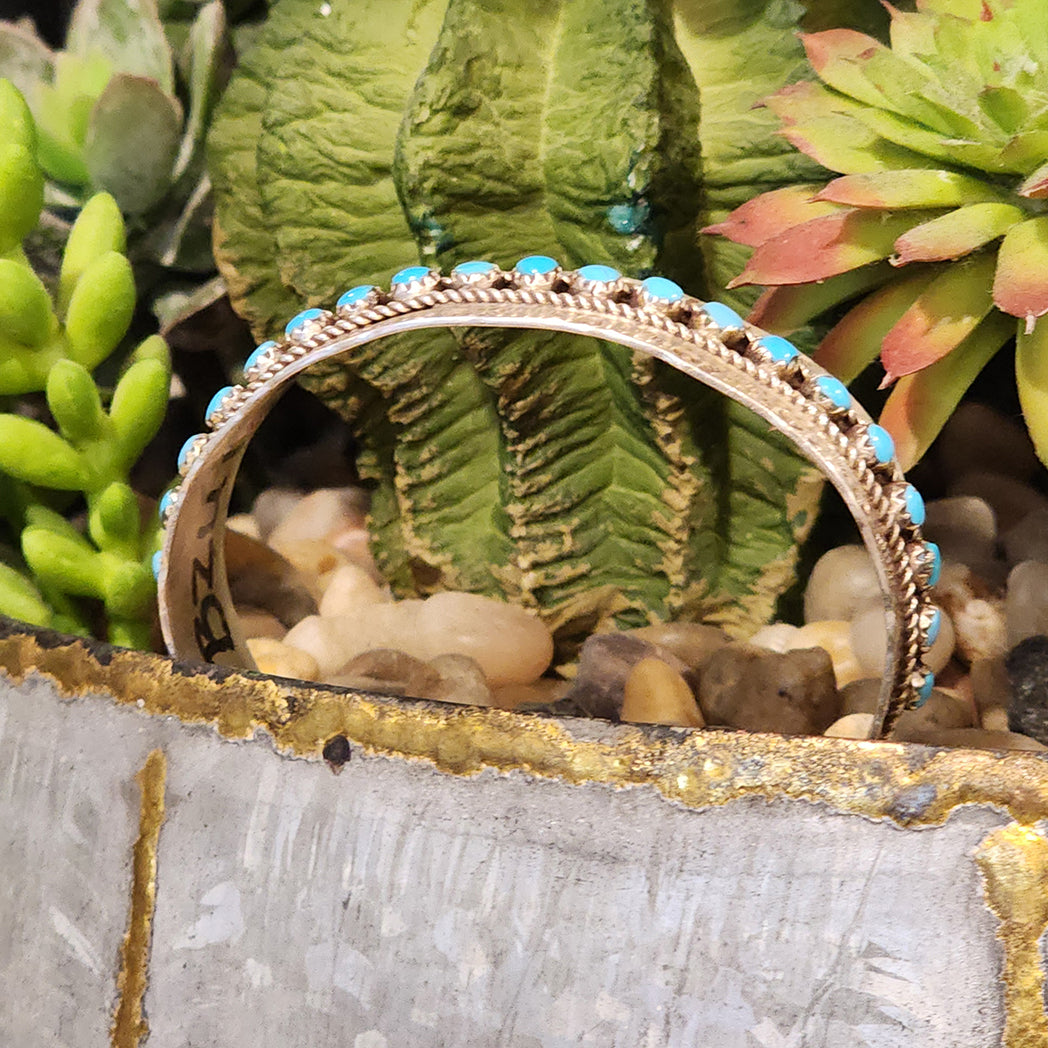 Authentic Zuni Cuff Bracelet - Handmade Native American Silver Jewelry for Women - Perfect for Boho Fashion, Gift Giving & Special Occasions