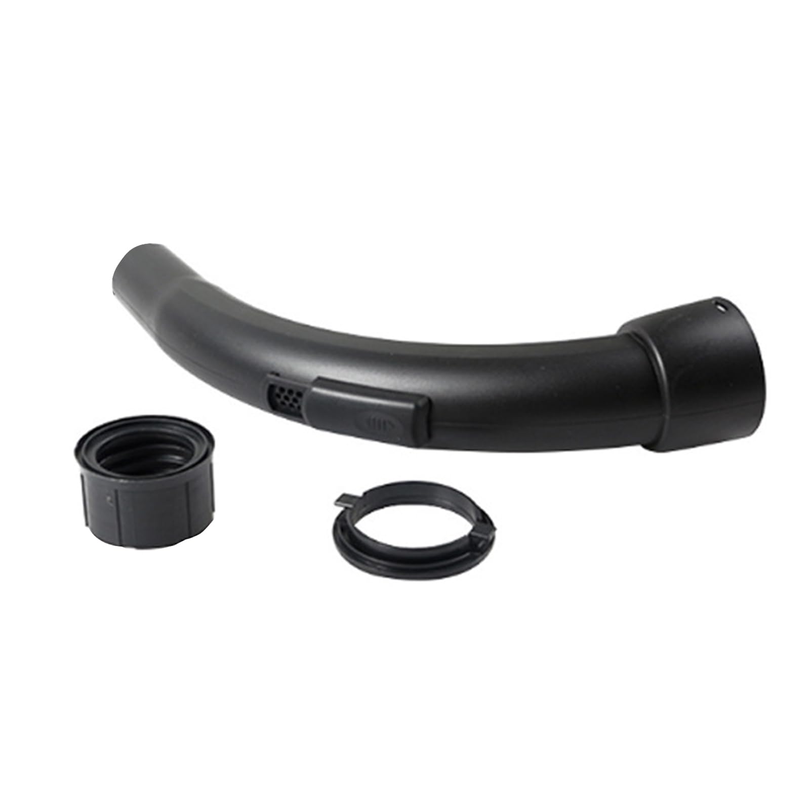 Universal Vacuum Cleaner Hose End Part - 35mm ABS Bent Handle Tube Wand Set for Household Vacuum Cleaners | Perfect for Hard-to-Reach Corners, Stairs, and Car Cleaning