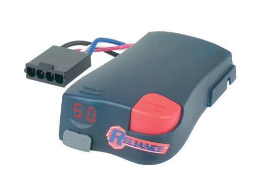 Hopkins 47284 Reliance Digital Electronic Brake Controller with Plug - Compatible with RV, Trailer, and Towing Vehicles - Perfect for Outdoor Adventures, Home Use, and Garden Maintenance