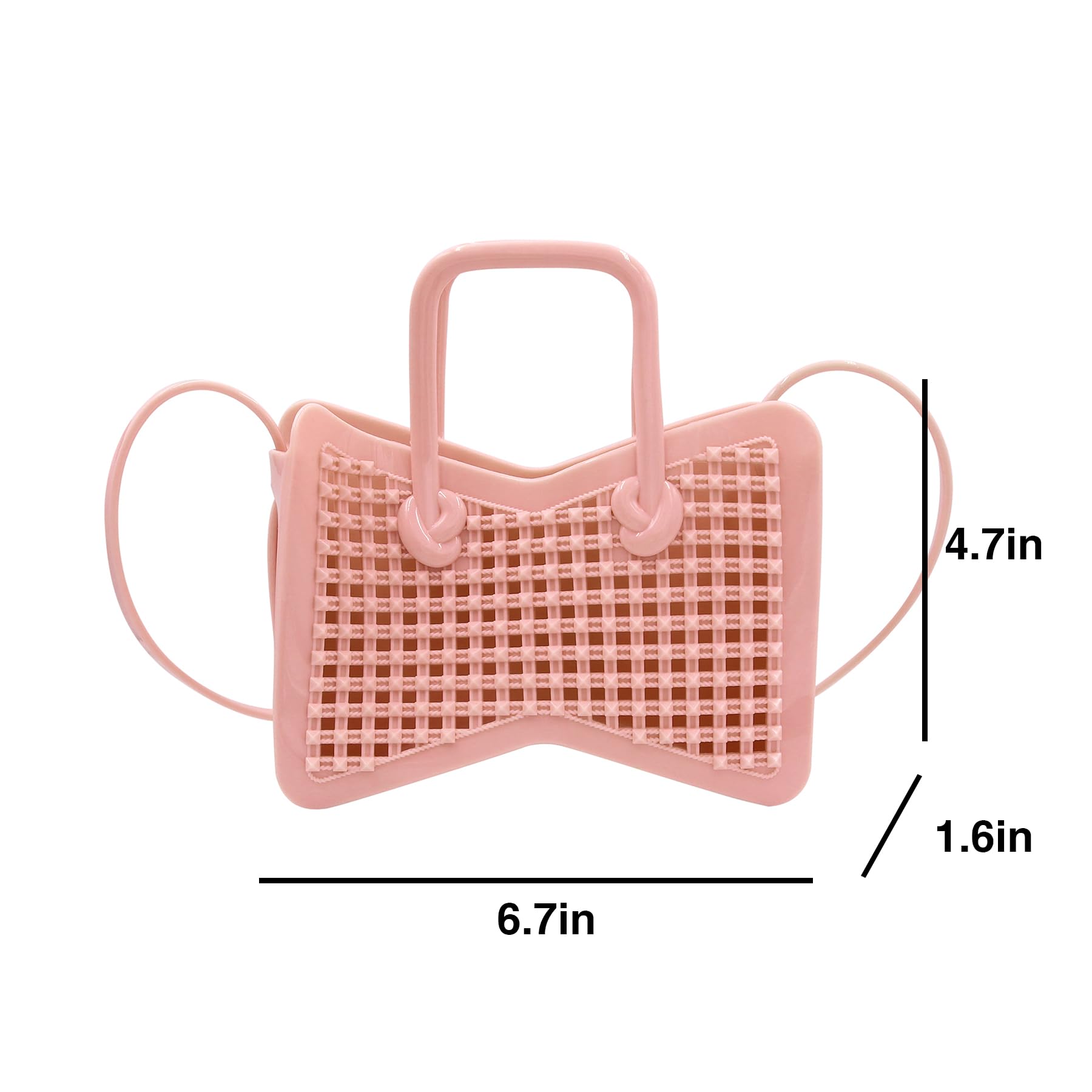 Trendy Jelly Purse for Women & Girls - Candy Color Mesh Shoulder Bag, Crossbody Satchel Handbag - Perfect for Beach, Pool, Summer Outfits & Casual Wear