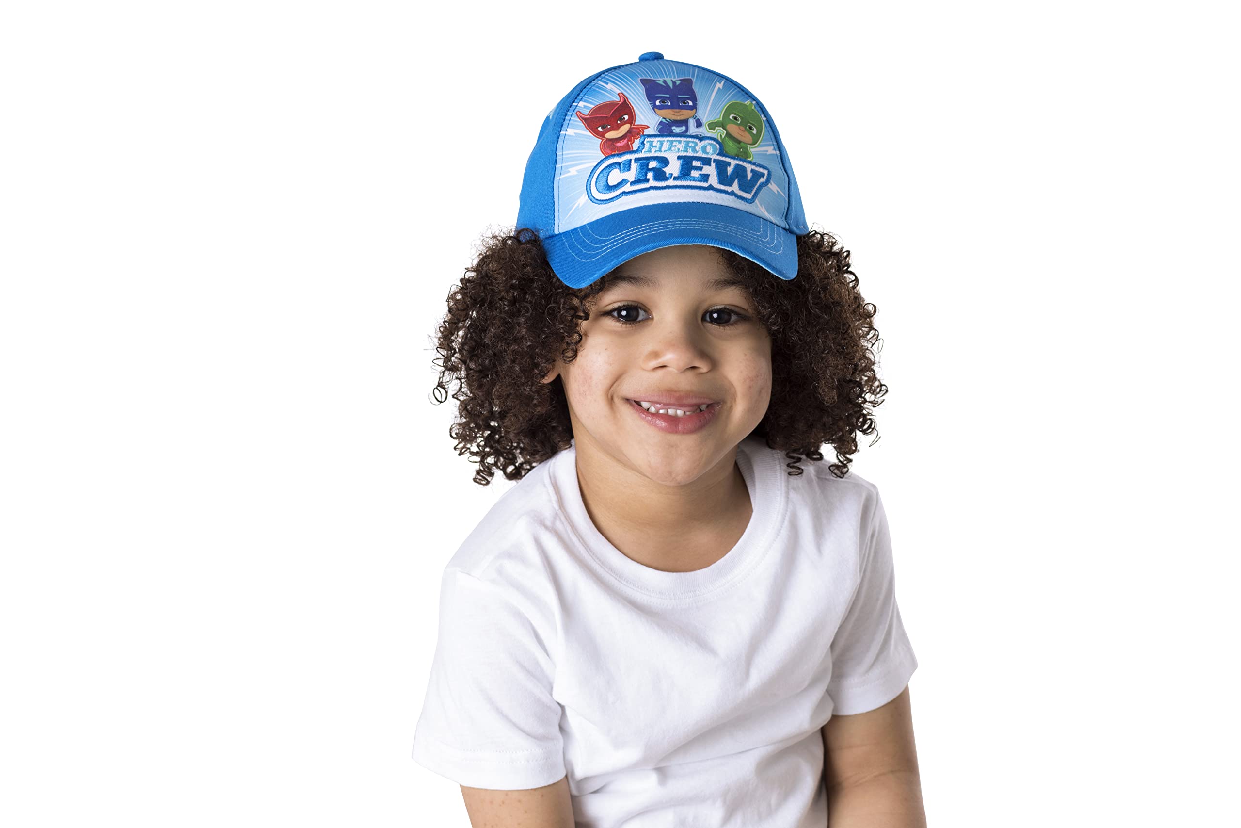 PJ Masks Boys' Baseball Cap 2 Pack - Catboy, Owlette & Gekko Adjustable Snapback Hats for Kids (2T-7 Years) | Perfect for Dress Up, Halloween Costumes & Everyday Play