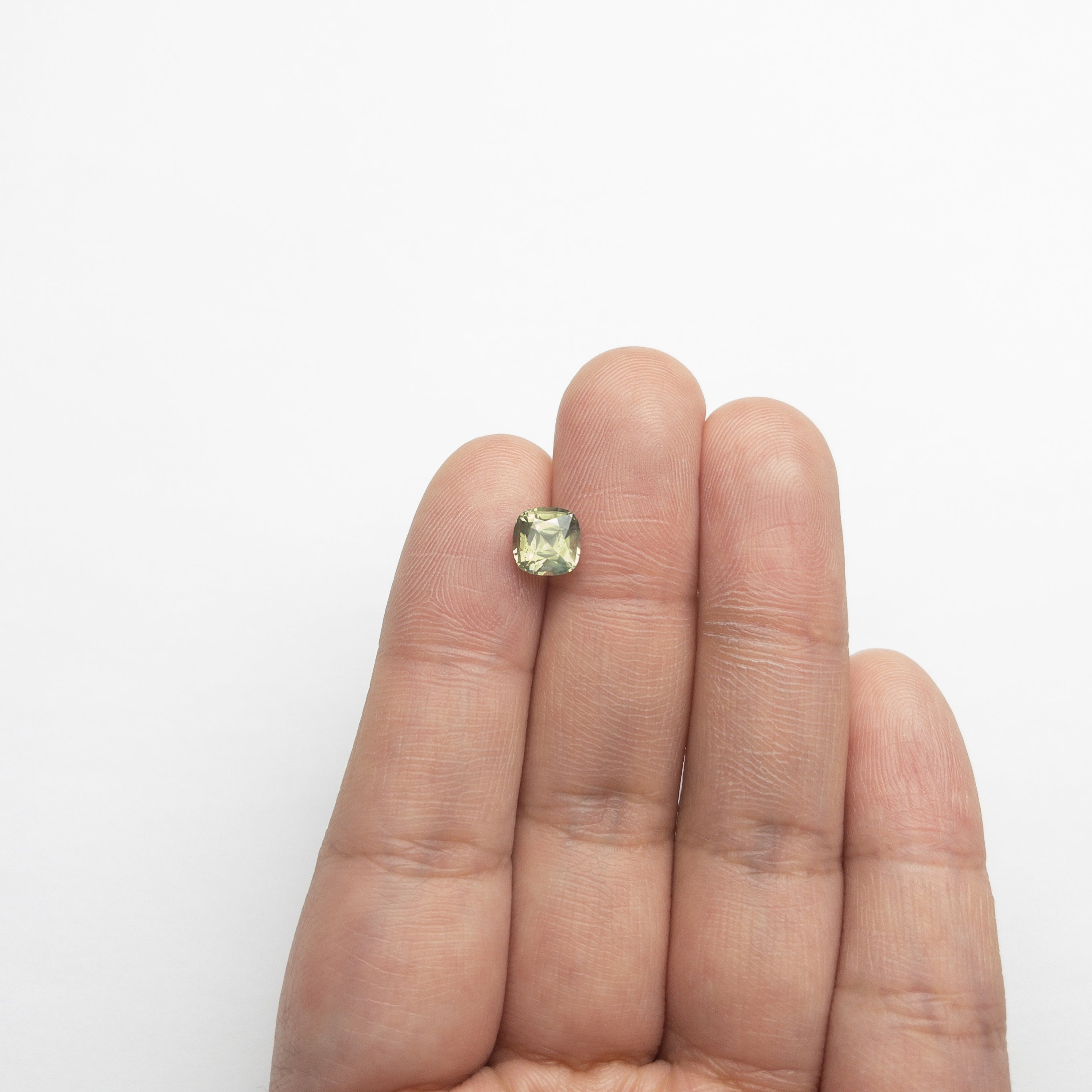 1.78ct Natural Blue Cushion Brilliant Sapphire Gemstone (6.53x6.48x4.82mm) - Perfect for Engagement Rings & Fine Jewelry Making