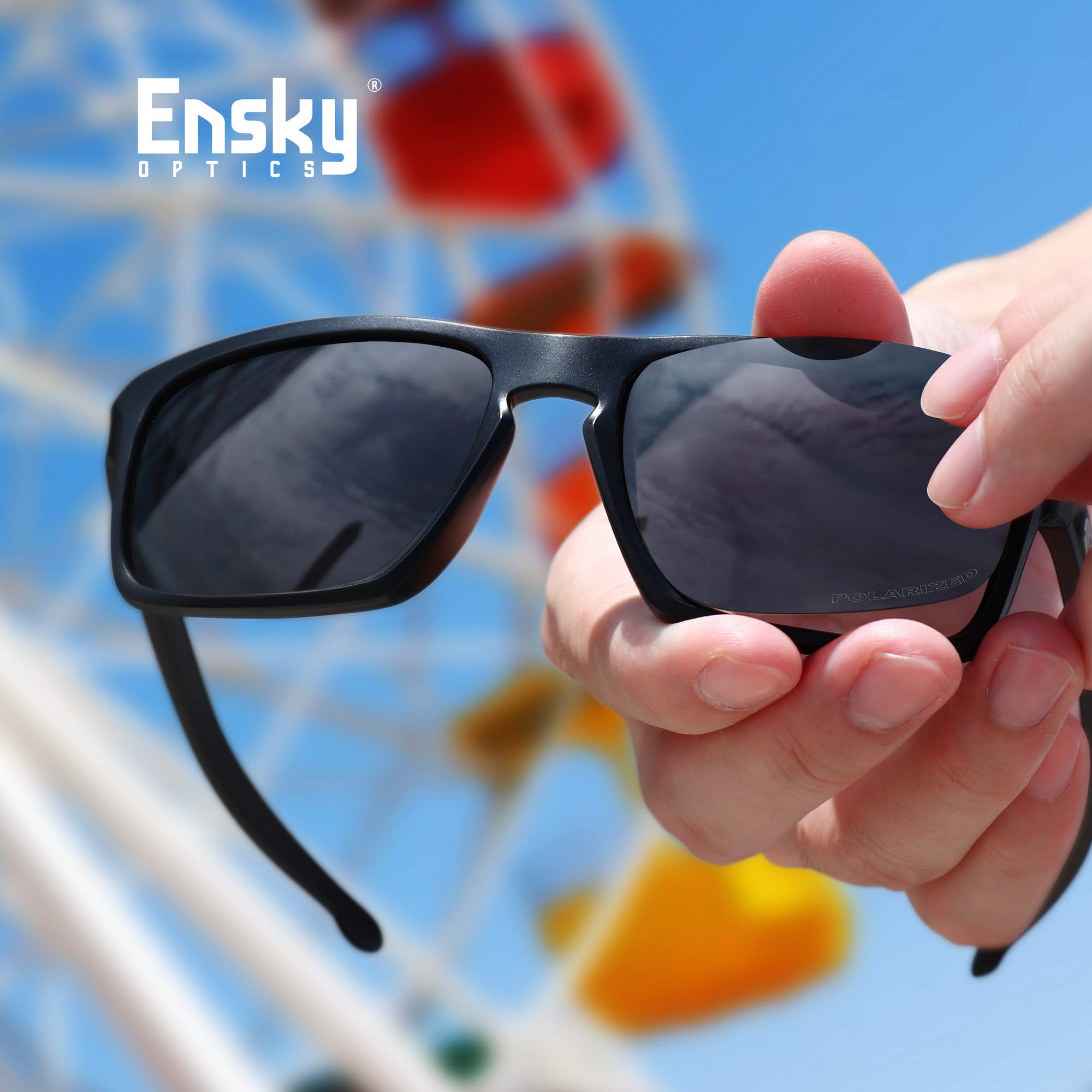 Ensky HardyShield Replacement Lenses for Oakley Hijinx Sunglasses - UV Protection, Anti-Scratch, Polarized - Perfect for Cycling, Running & Outdoor Sports