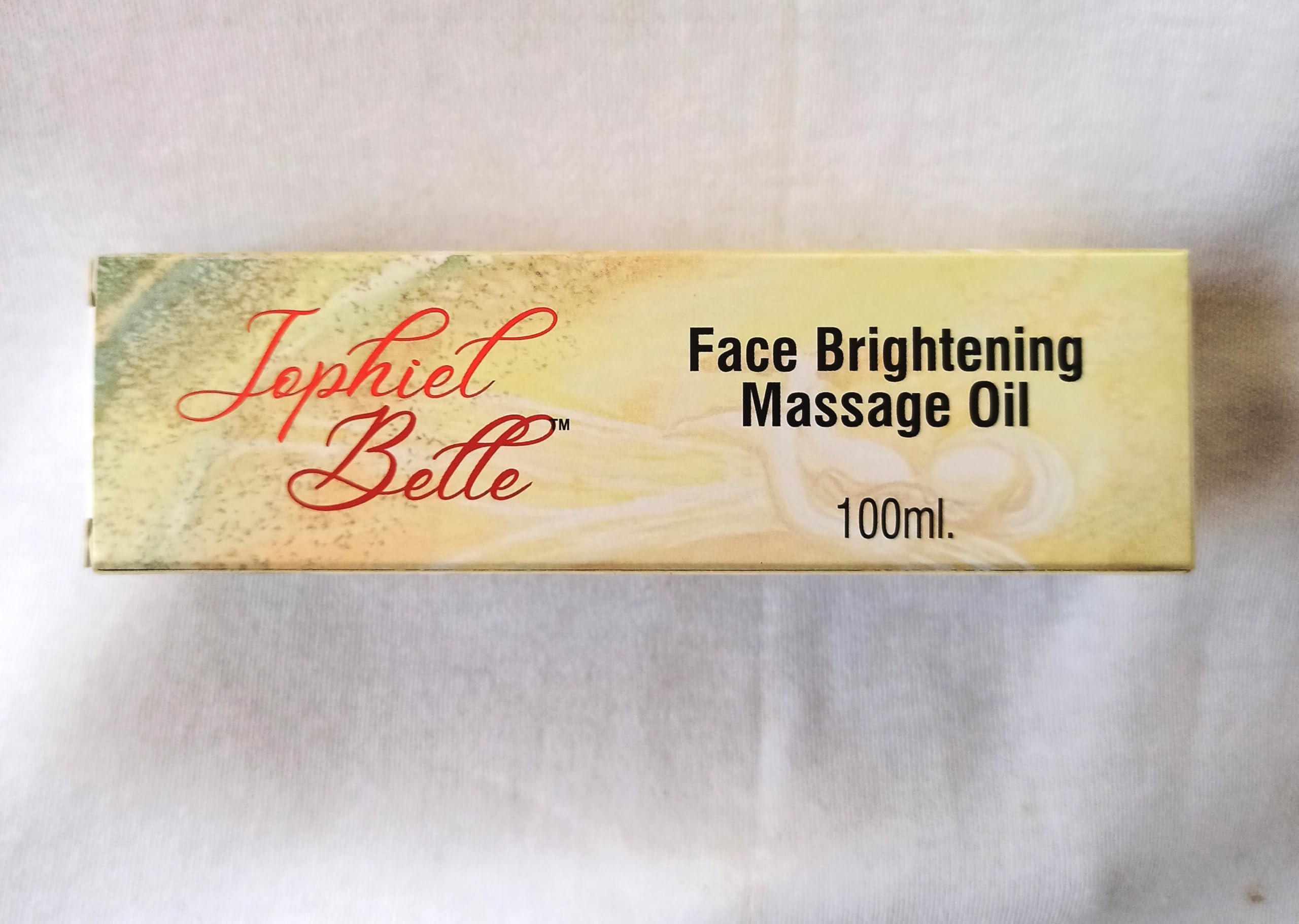 Jophiel Belle Face Brightening Massage Oil for Women – Radiance-Enhancing Formula with Natural Ingredients – 100ml – Perfect for Nighttime Skincare Routine & Spa Facial Treatments